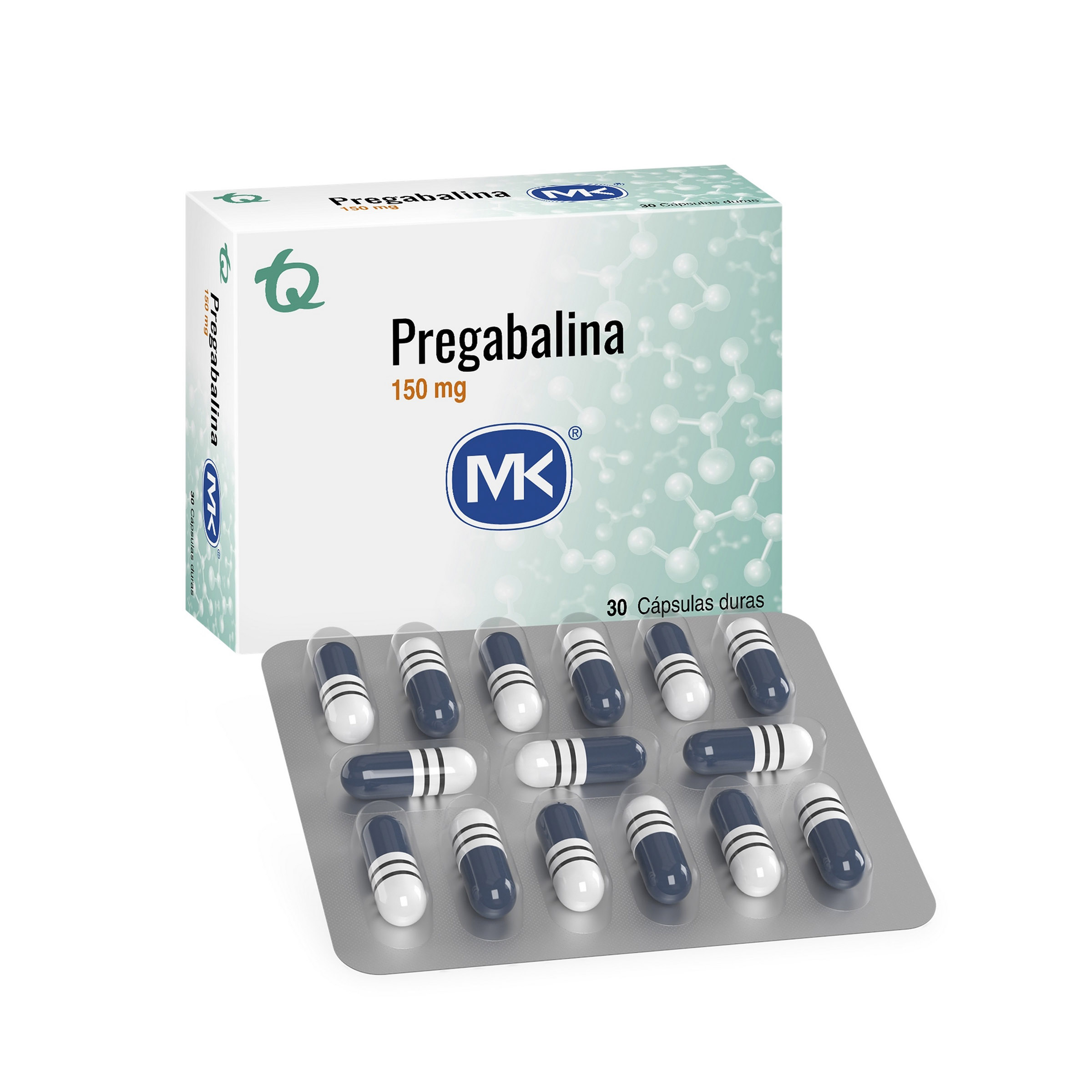 Pregabalina 150 mg, 30 cápsulas – TECNOQUÍMICAS S.A.