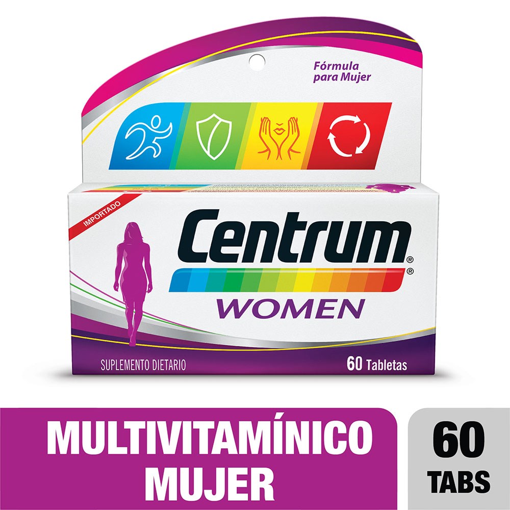 Centrum Women 60 tabletas | Multivitamínico