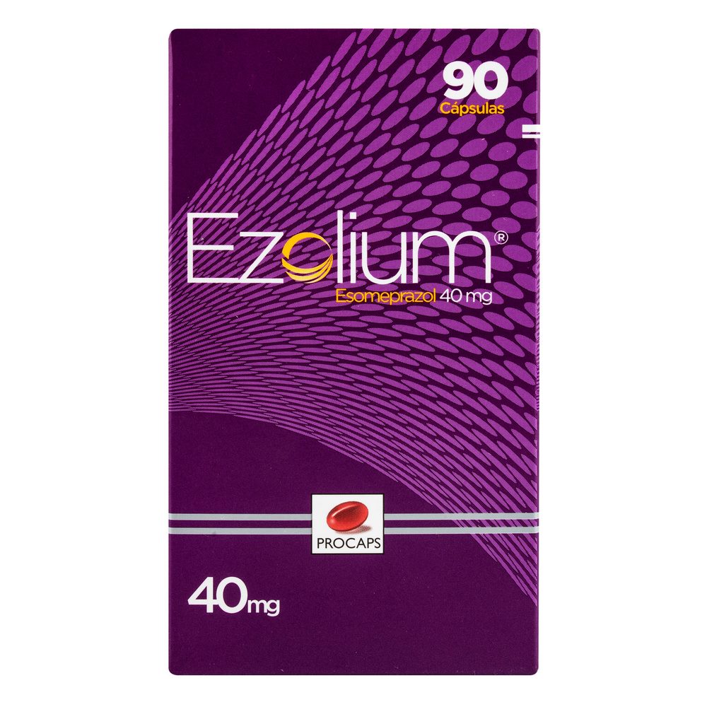 EZOLIUM 40 mg - 90 tabletas Esomeprazol