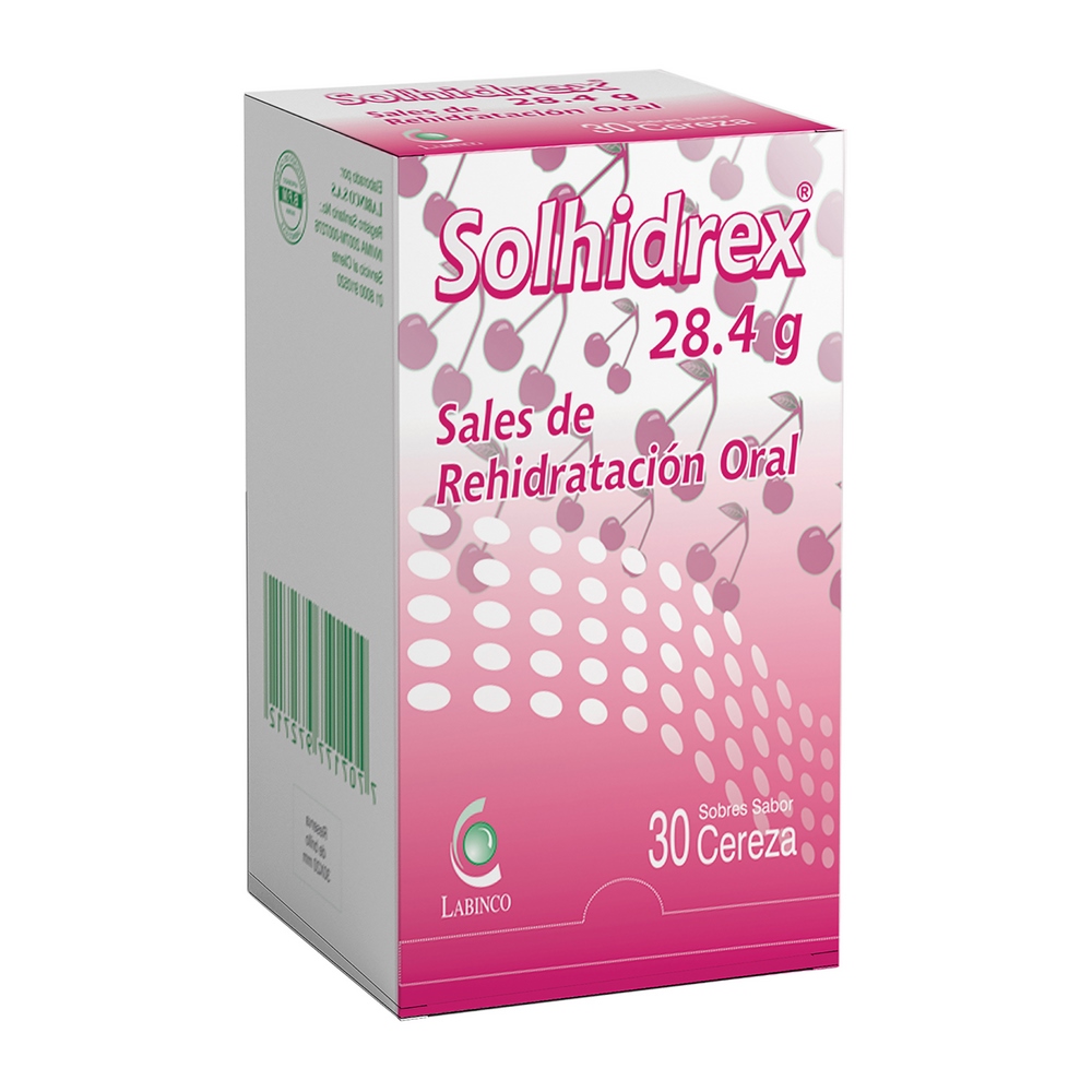 Solhidrex sabor cereza – 30 sobres