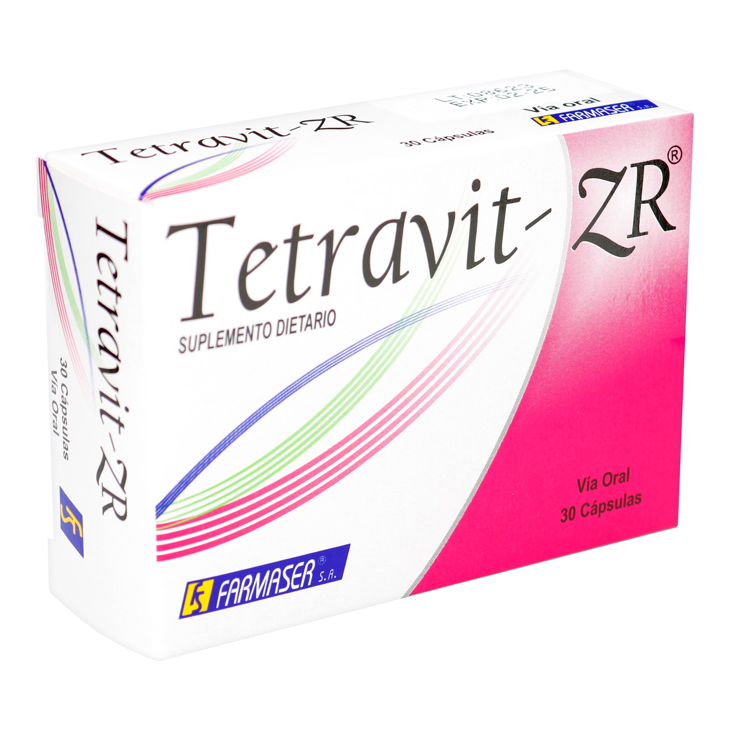 TETRAVIT ZR – 30 cápsulas vitamínicas