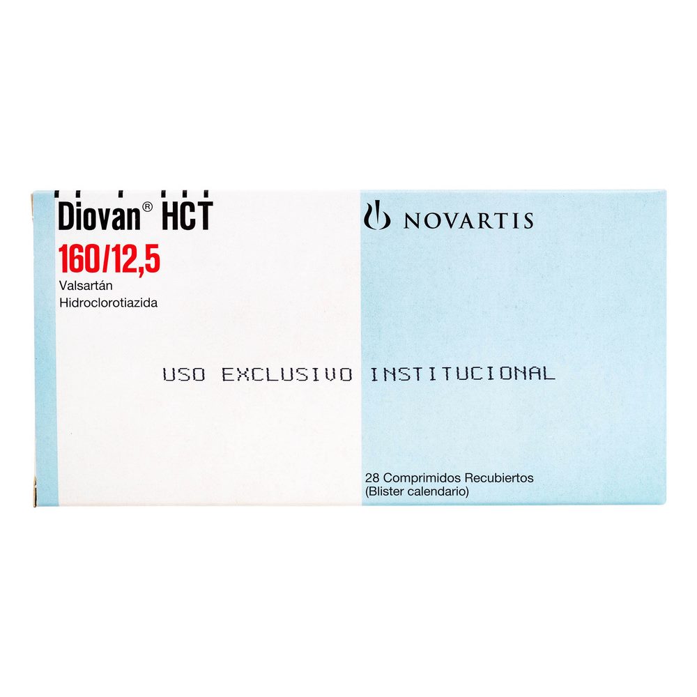 Diovan HCT 160/12.5 mg - 28 tabletas