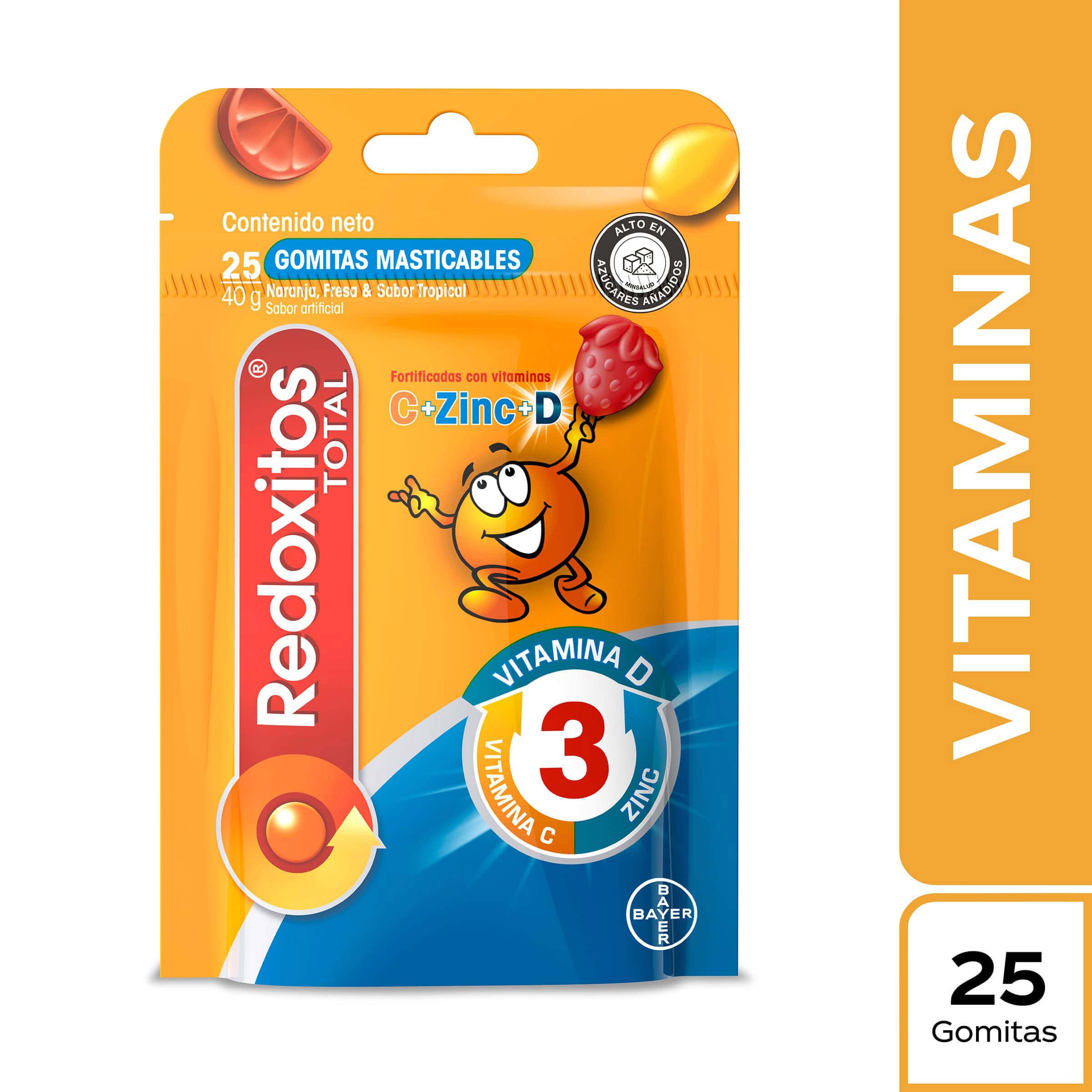 Redoxitos Total Gums 25 gomitas Vitamina C