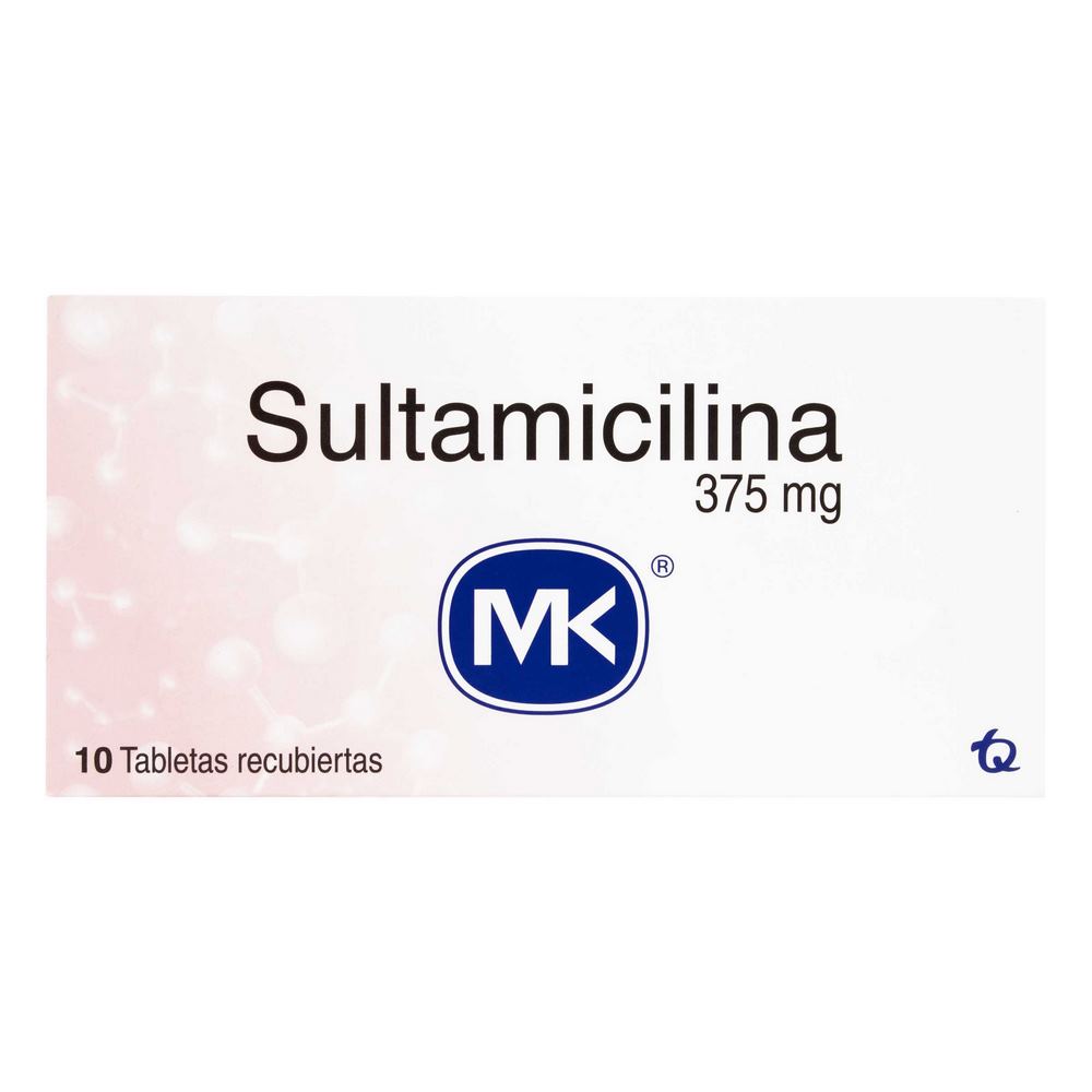 Sultamicilina 375 mg – 10 tabletas | MK SULTAMICILINA