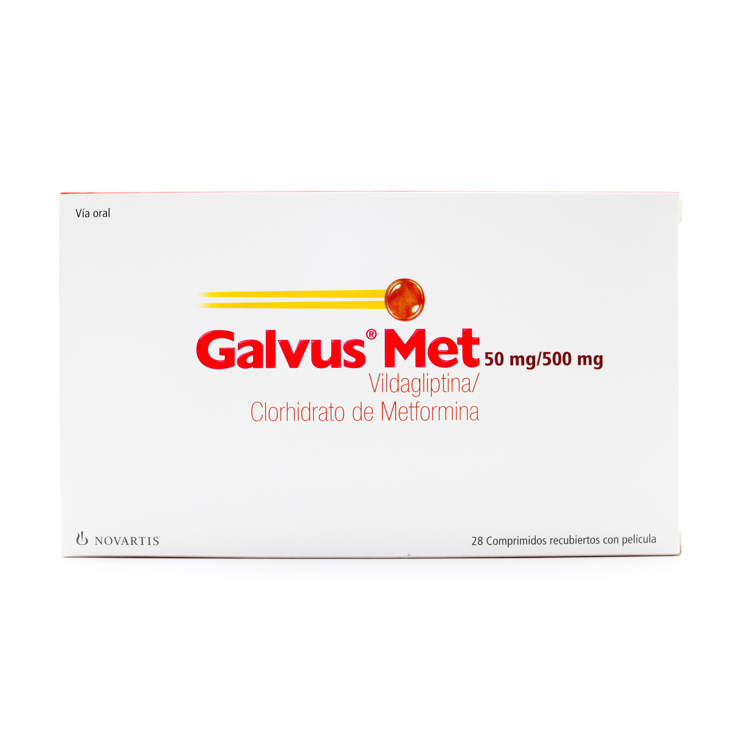 Galvus Met 50/500 mg - 28 comprimidos