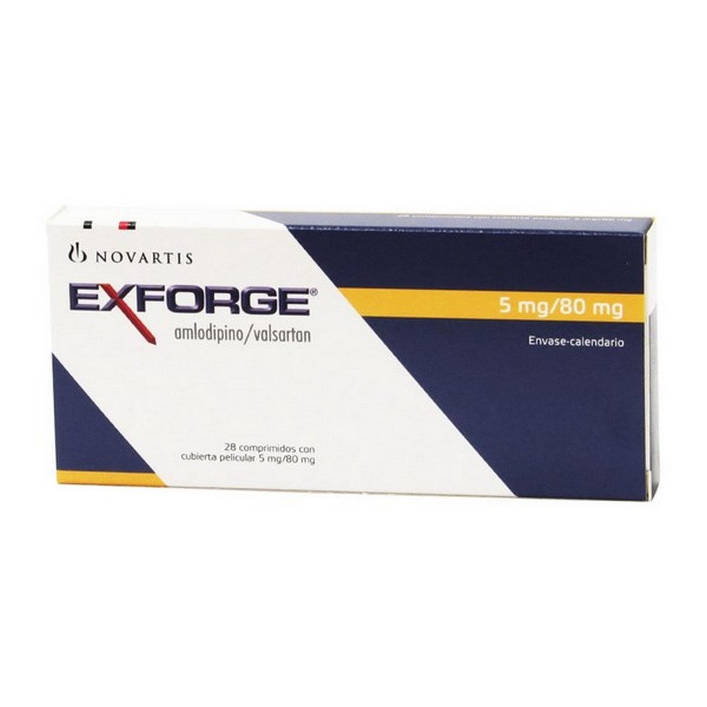 Exforge 5/80 mg – 28 comprimidos