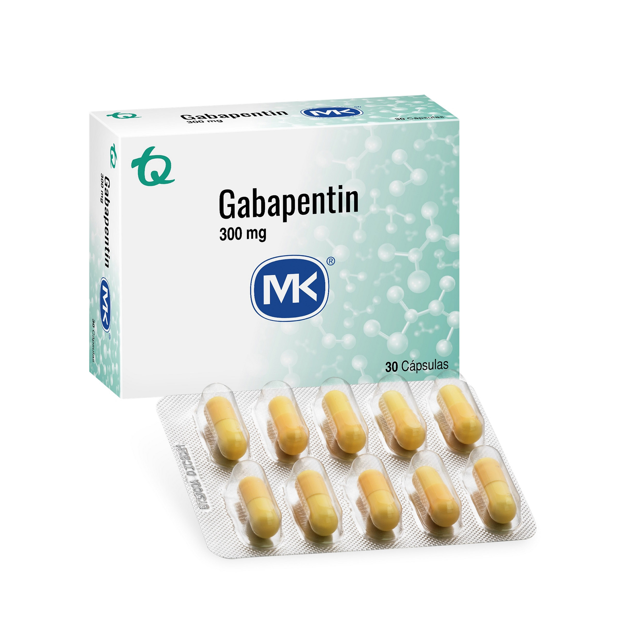 Gabapentin 300 mg – 30 cápsulas | TECNOQUIMICAS S.A.