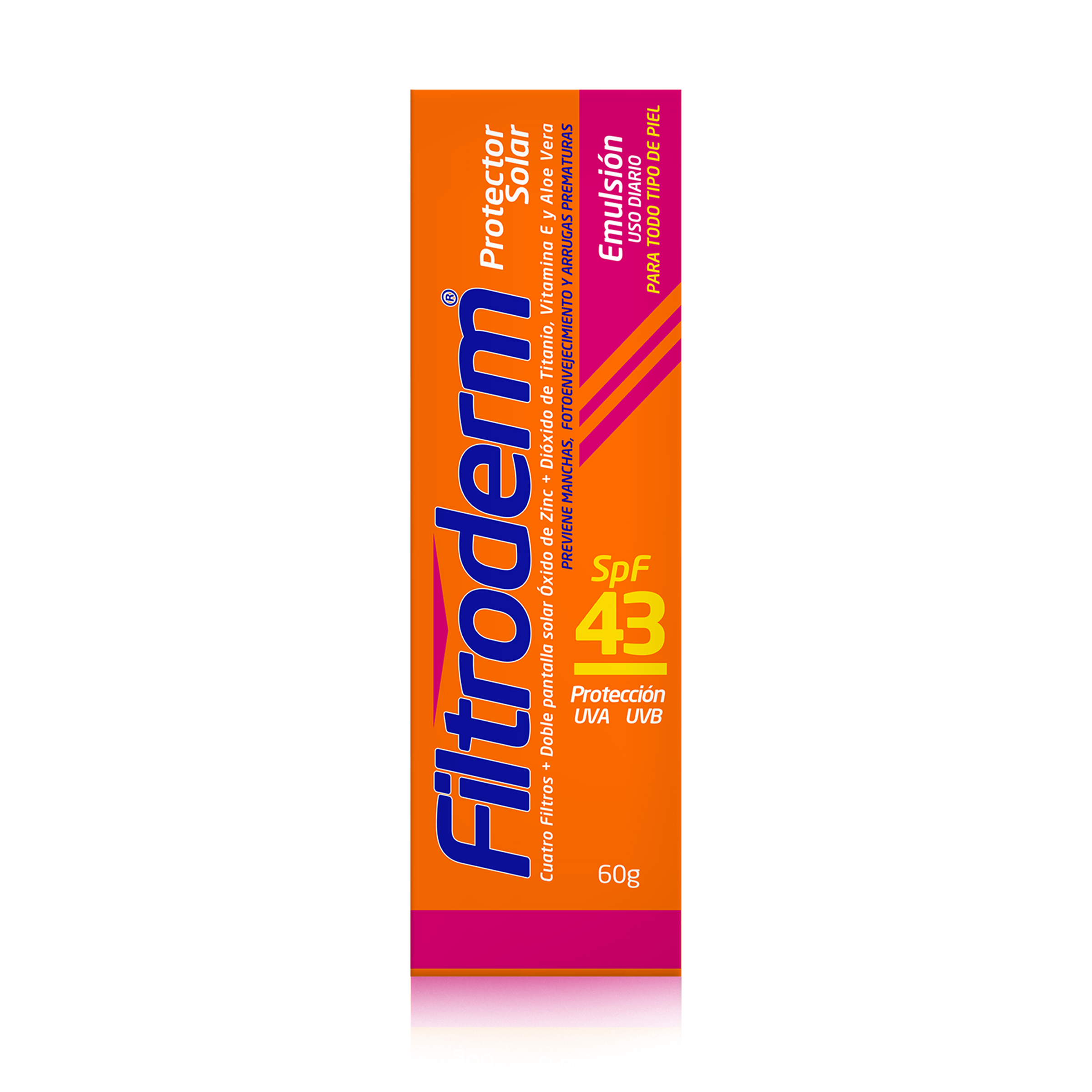 Filtroderm SPF 43 Emulsión 60 g Bloqueador Solar
