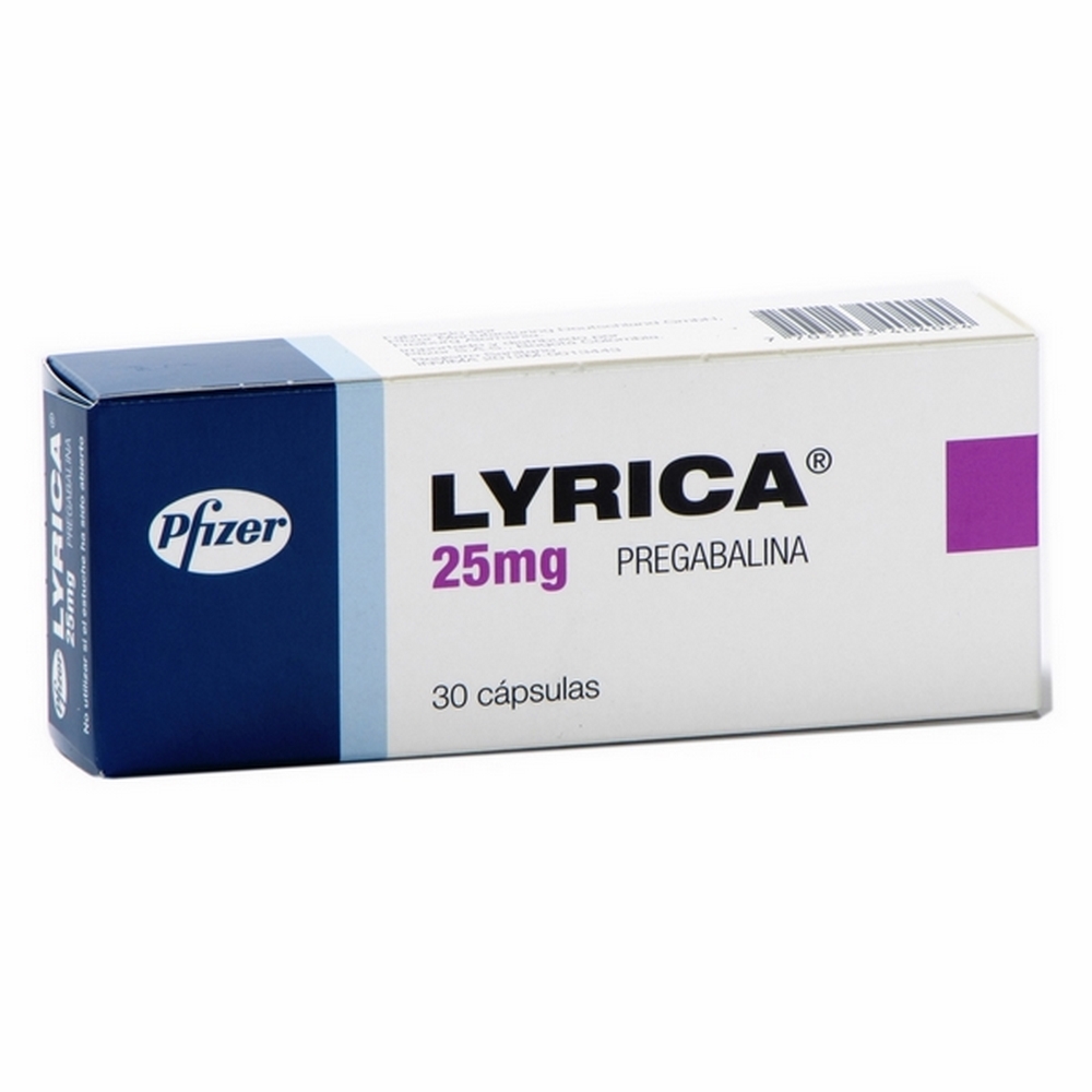 LYRICA 25 mg – 30 cápsulas (pregabalina)