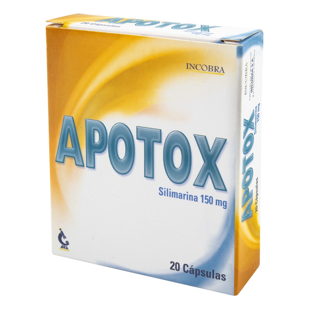 Apotox Silimarina 150 mg 20 cápsulas