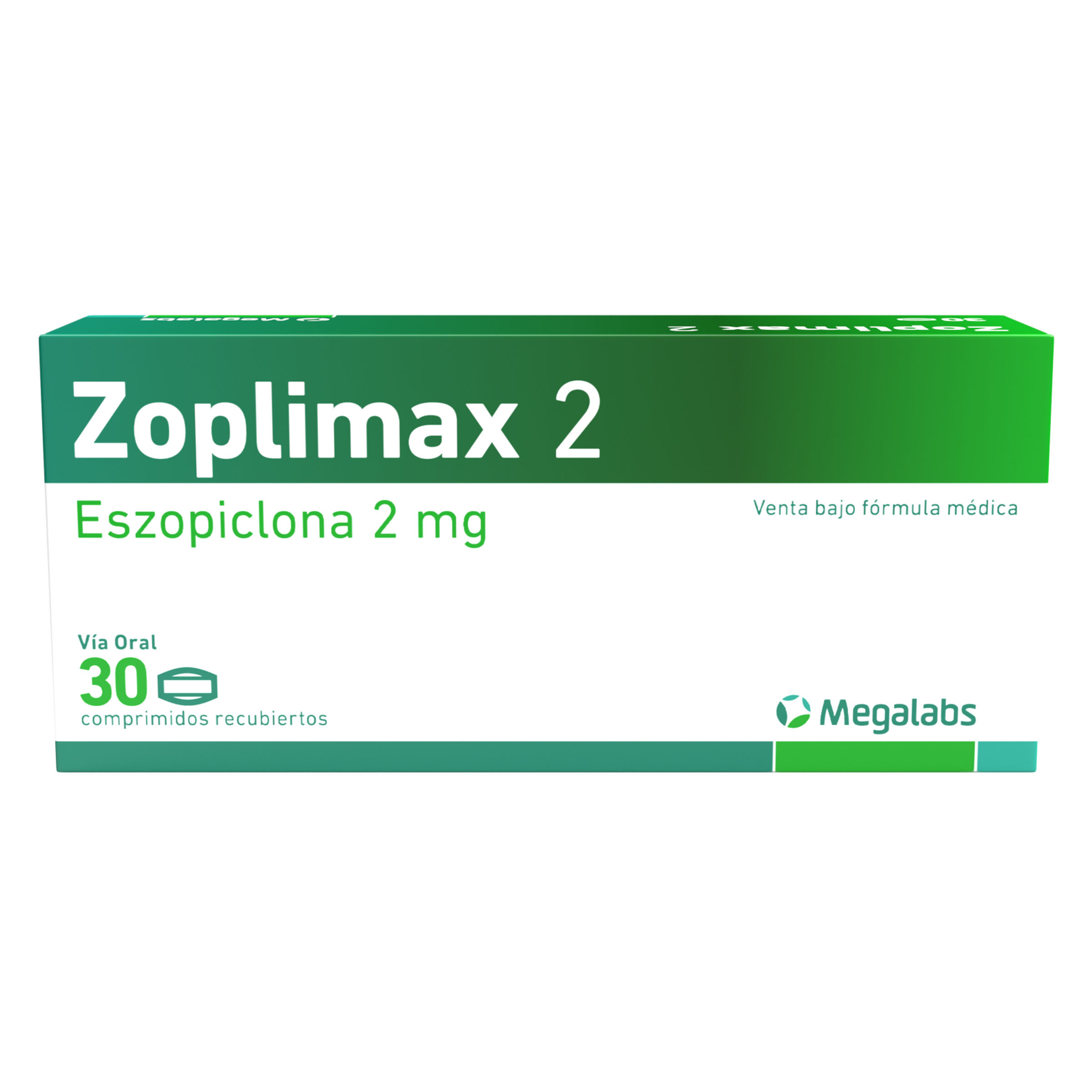 ZOPLIMAX 2 mg - 30 tabletas Eszopiclona