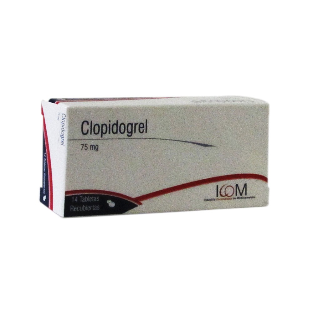 Clopidogrel 75 mg – 14 tabletas (ICOM)