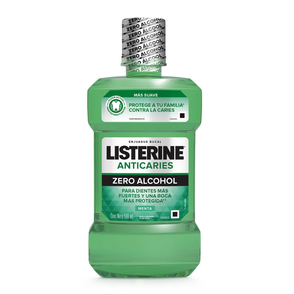 Listerine Anticaries Zero Enjuague Bucal 500 ml