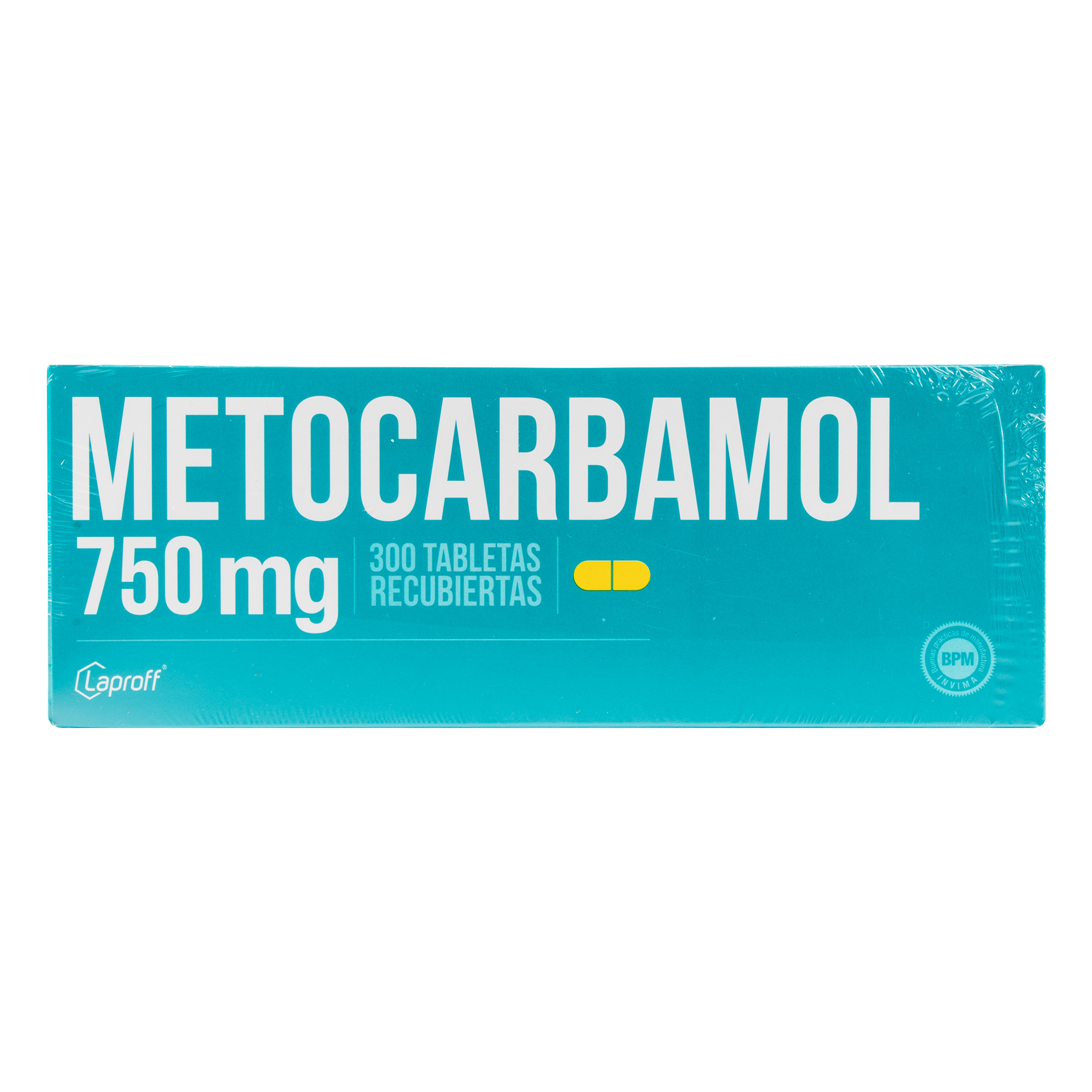 Metocarbamol 750 mg – 300 Tabletas LAPROFF