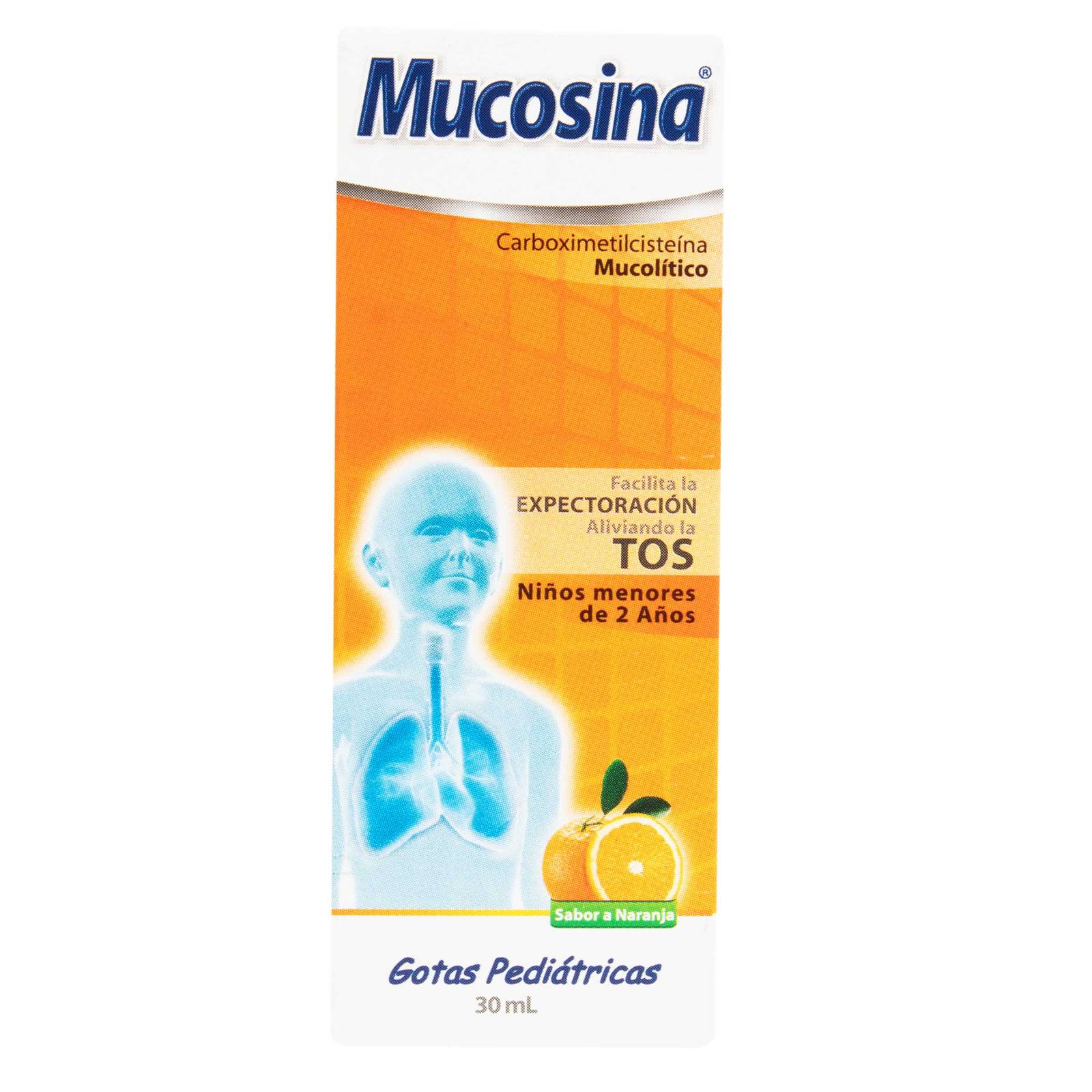 Mucosina Gotas 30 ml – Carboximetilcisteína