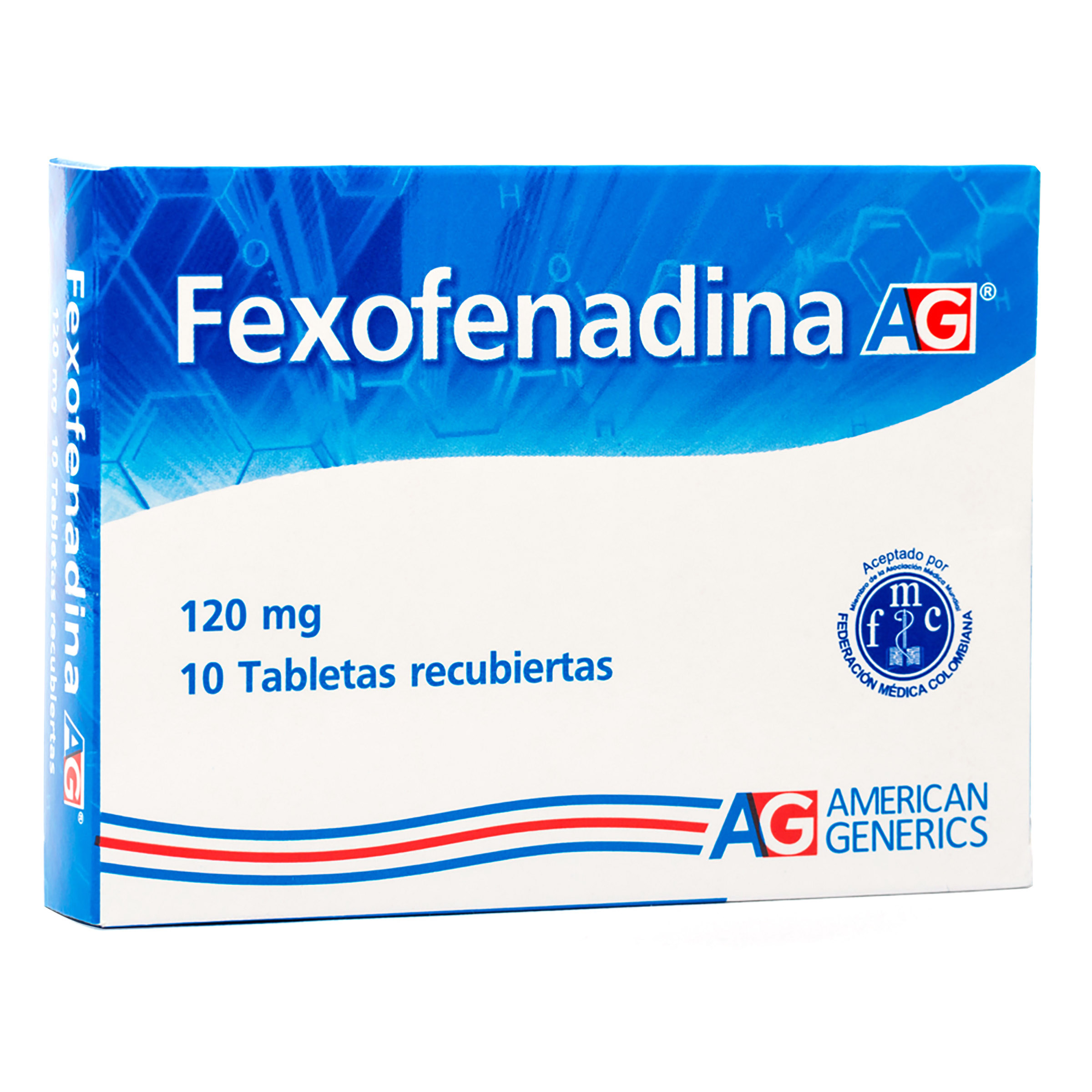 Fexofenadina 120 mg – tabletas, 10