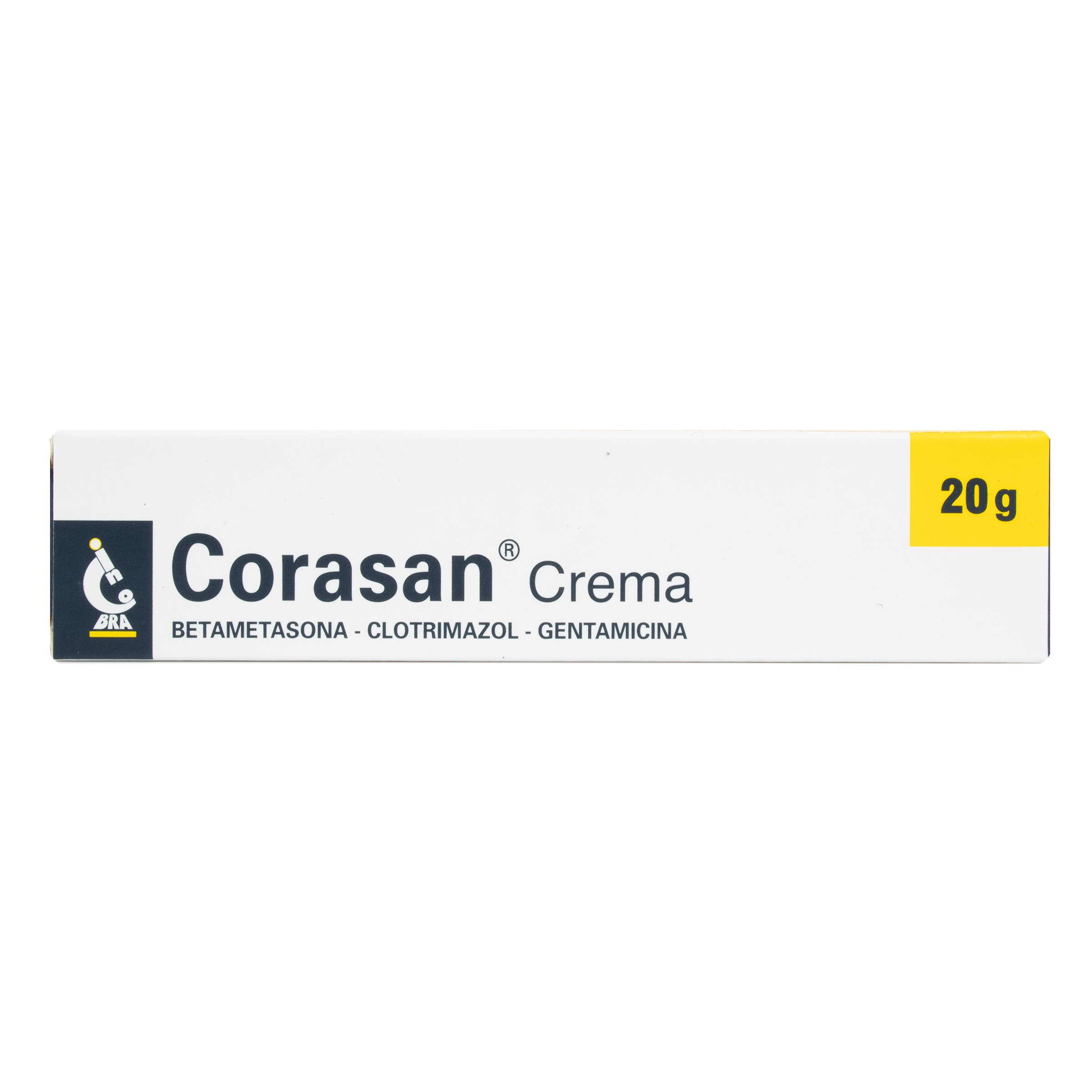 CORASAN Crema 20 g Betametasona-Clotrimazol-Gentamicina