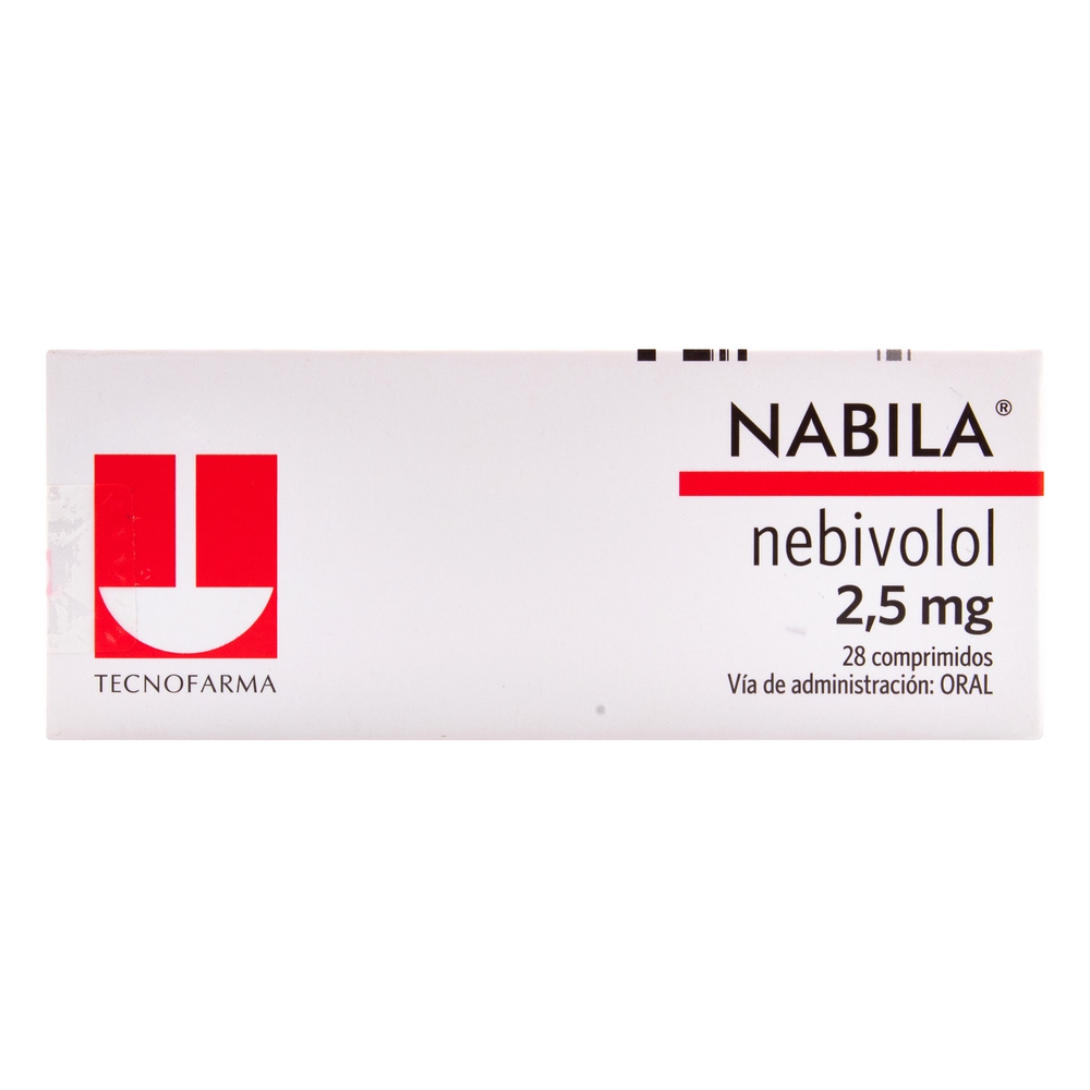 Nebivolol 2.5 mg - 28 comprimidos | Nabila