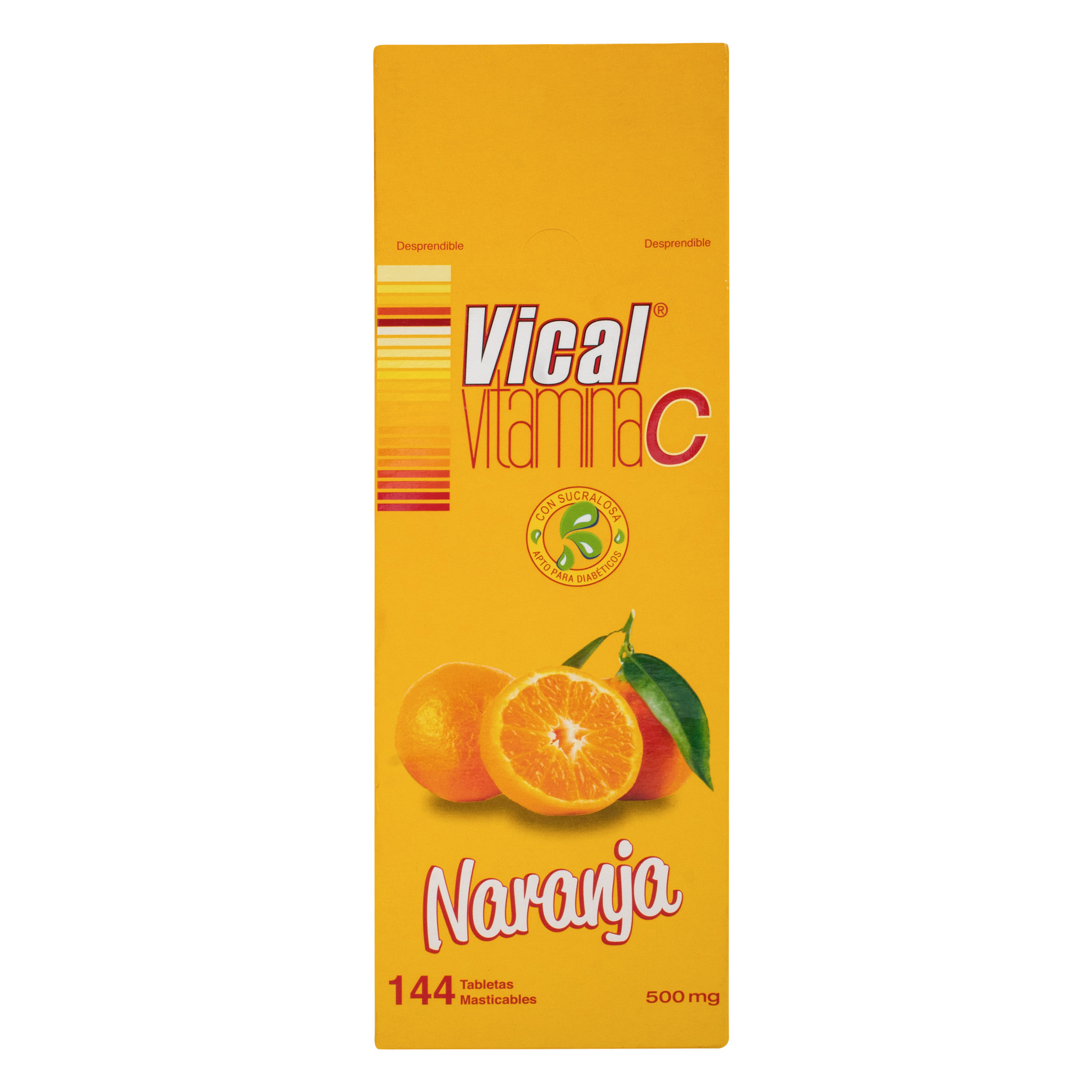 Vitamina C 500 mg naranja – 144 tabletas