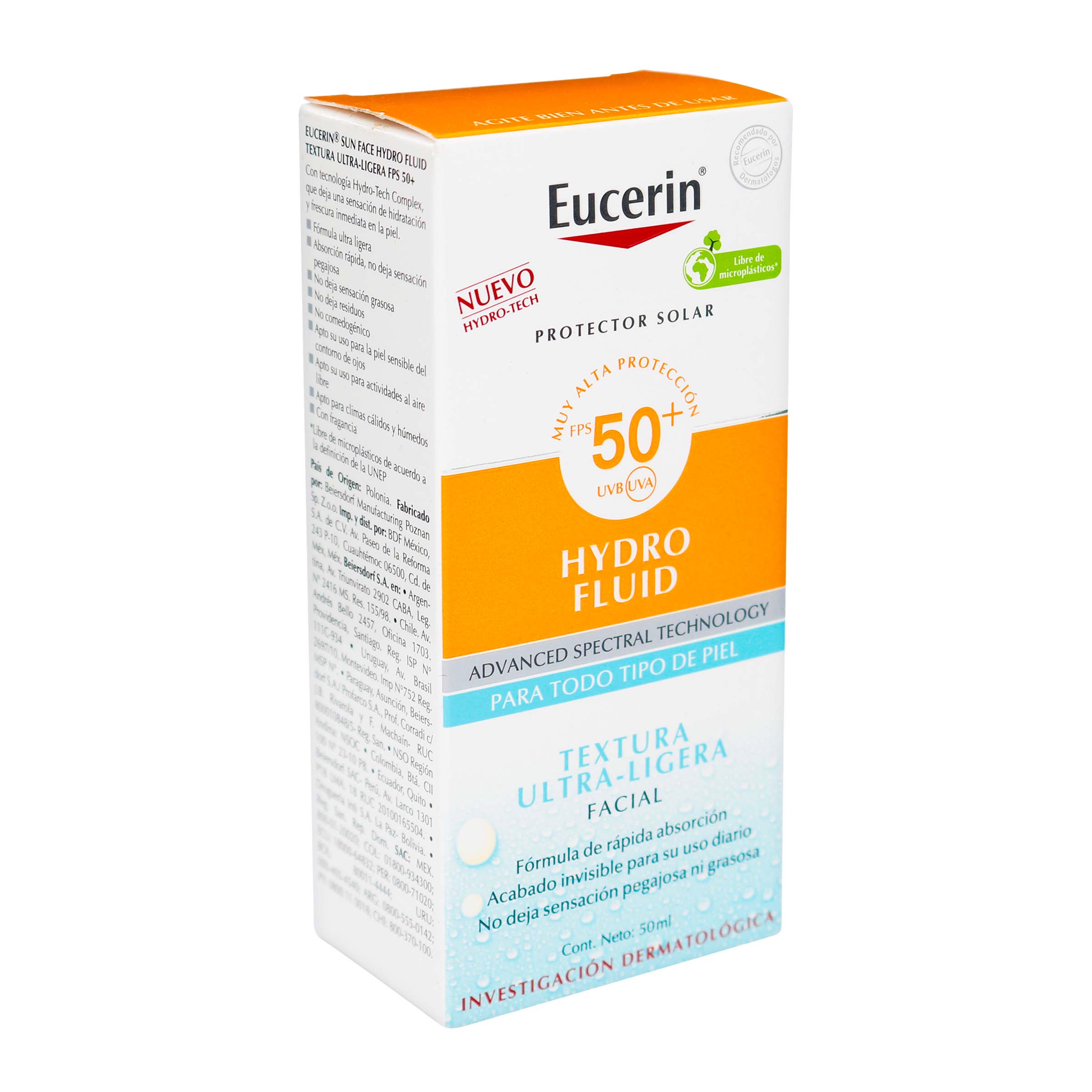Eucerin Hydro Fluid SPF 50+ – 50 ml