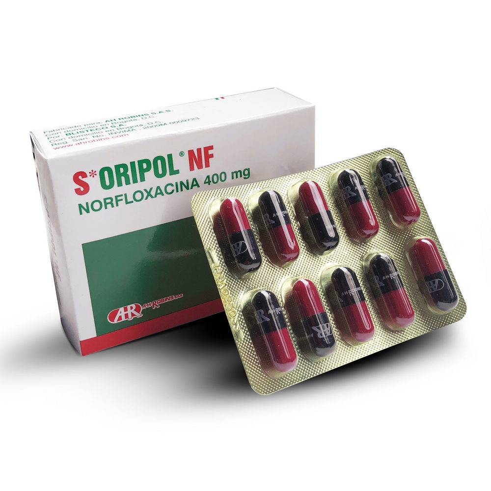 S-ORIPOL 400 mg – 20 cápsulas (norfloxacina)