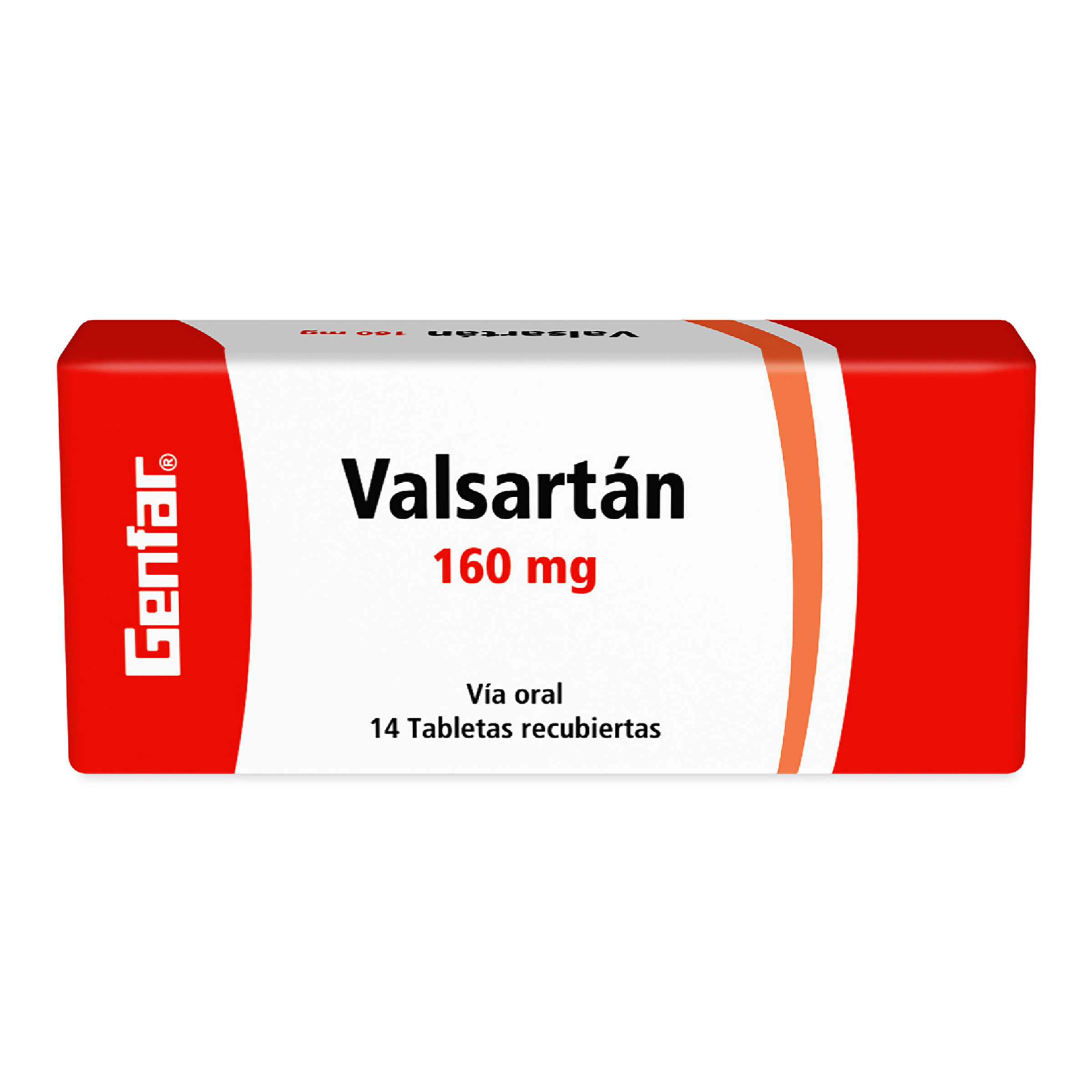 VALSARTÁN 160 MG – 14 TABLETAS (GENFAR)