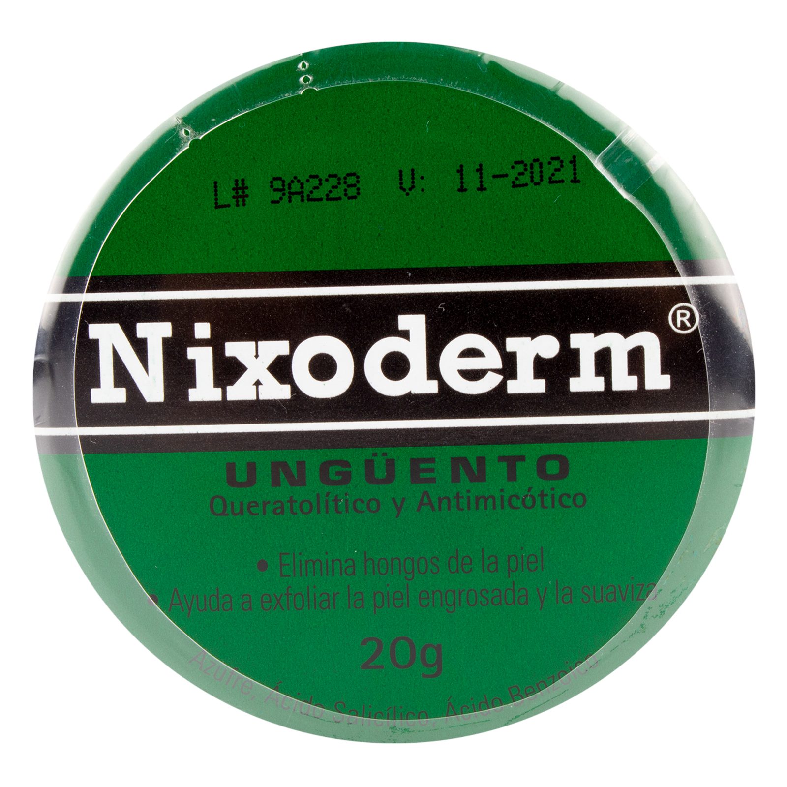 Nixoderm Ungüento 20 g - azufre, benzoico y salicílico