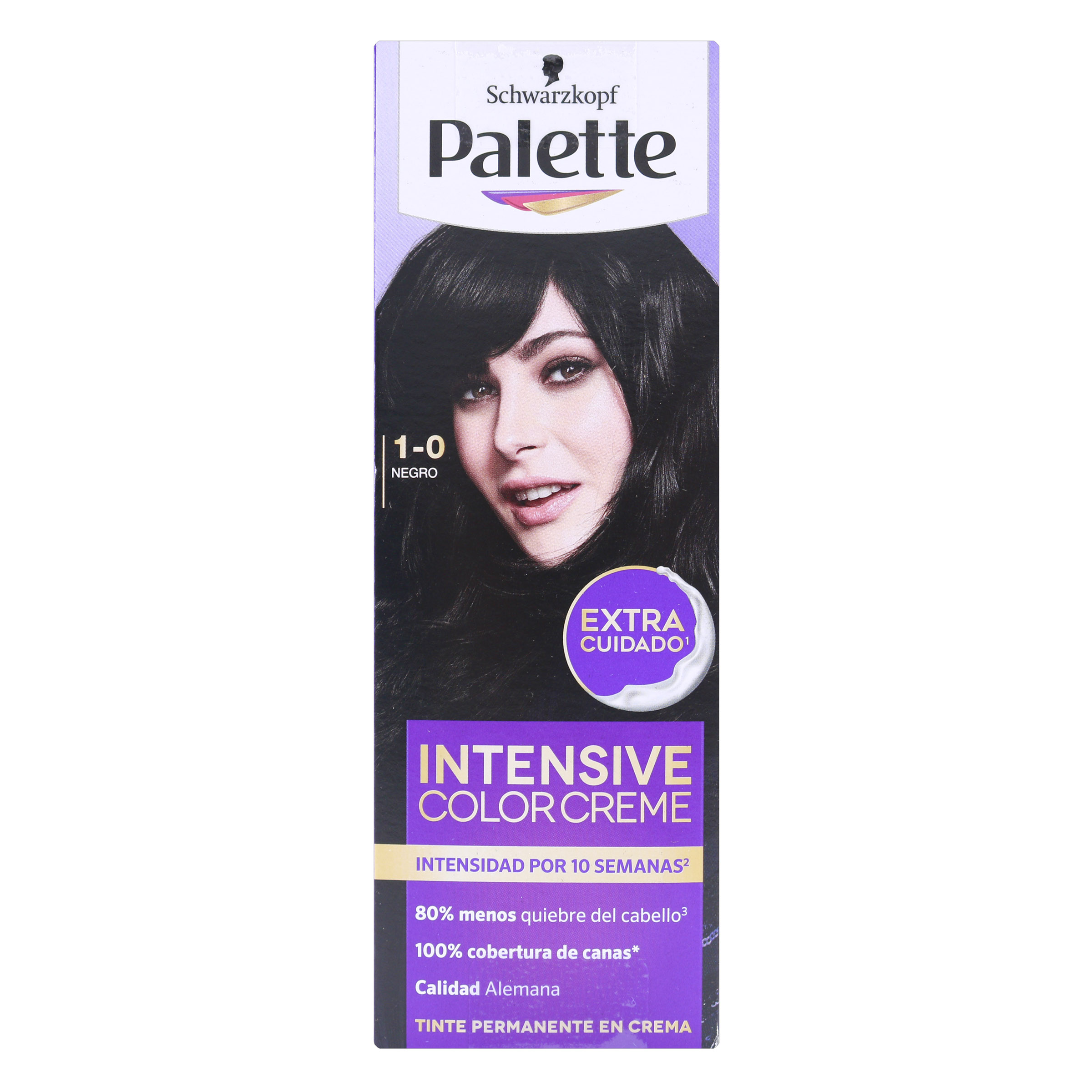 Palette Color Creme Tubo 1-0 negro – tinte oxígeno