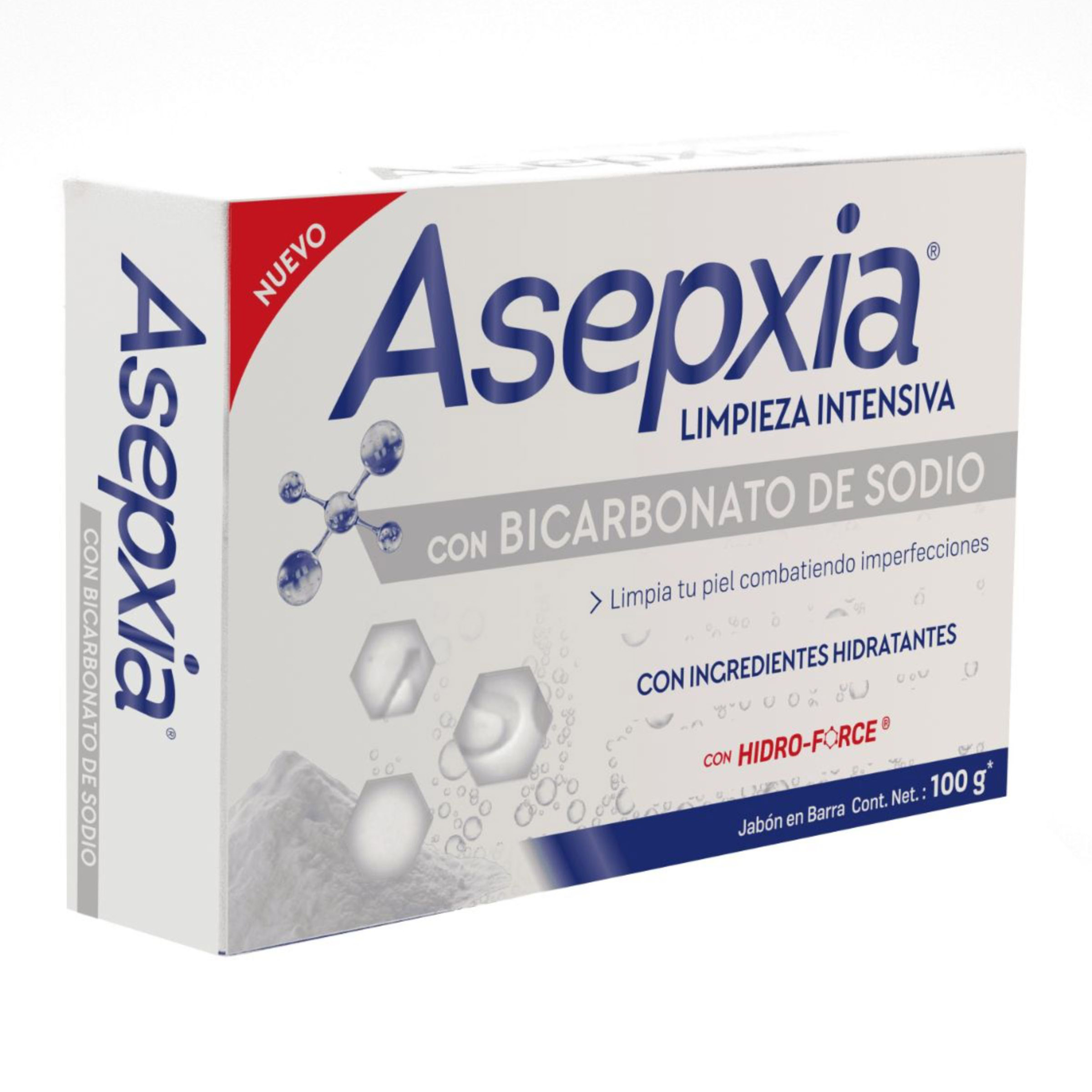 Jabón facial Asepxia bicarbonato 100 g