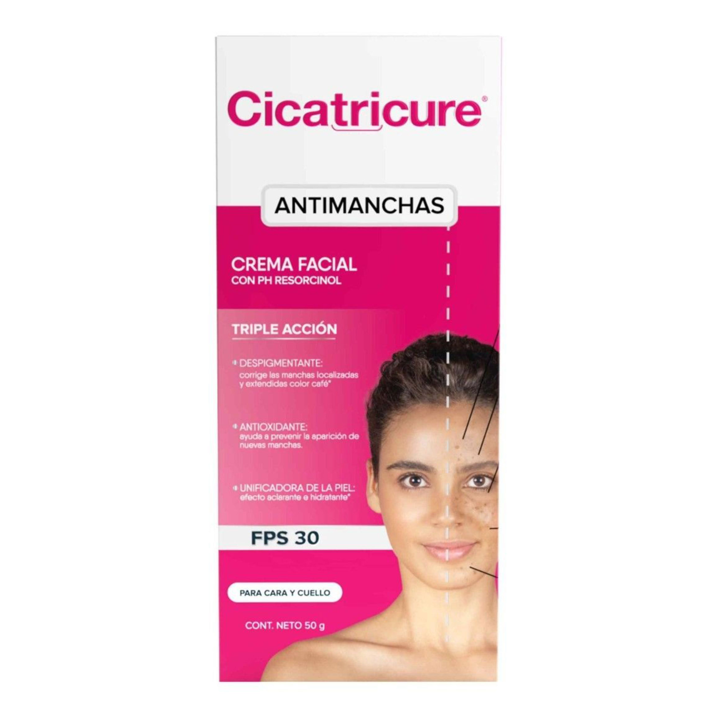 Cicatricure Anti-Manchas Crema 50 g Genomma Lab