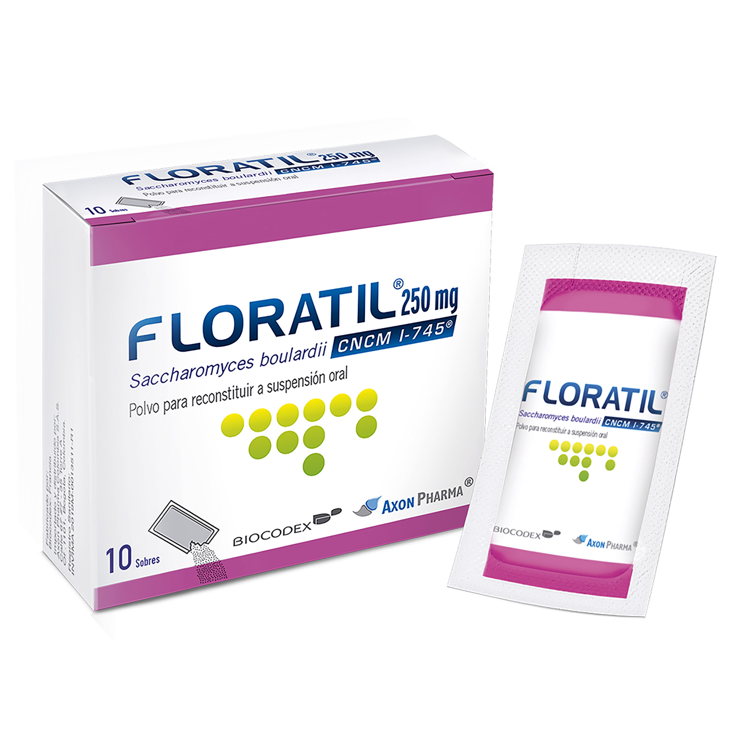 Floratil 250 mg 10 cápsulas – Saccharomyces boulardii