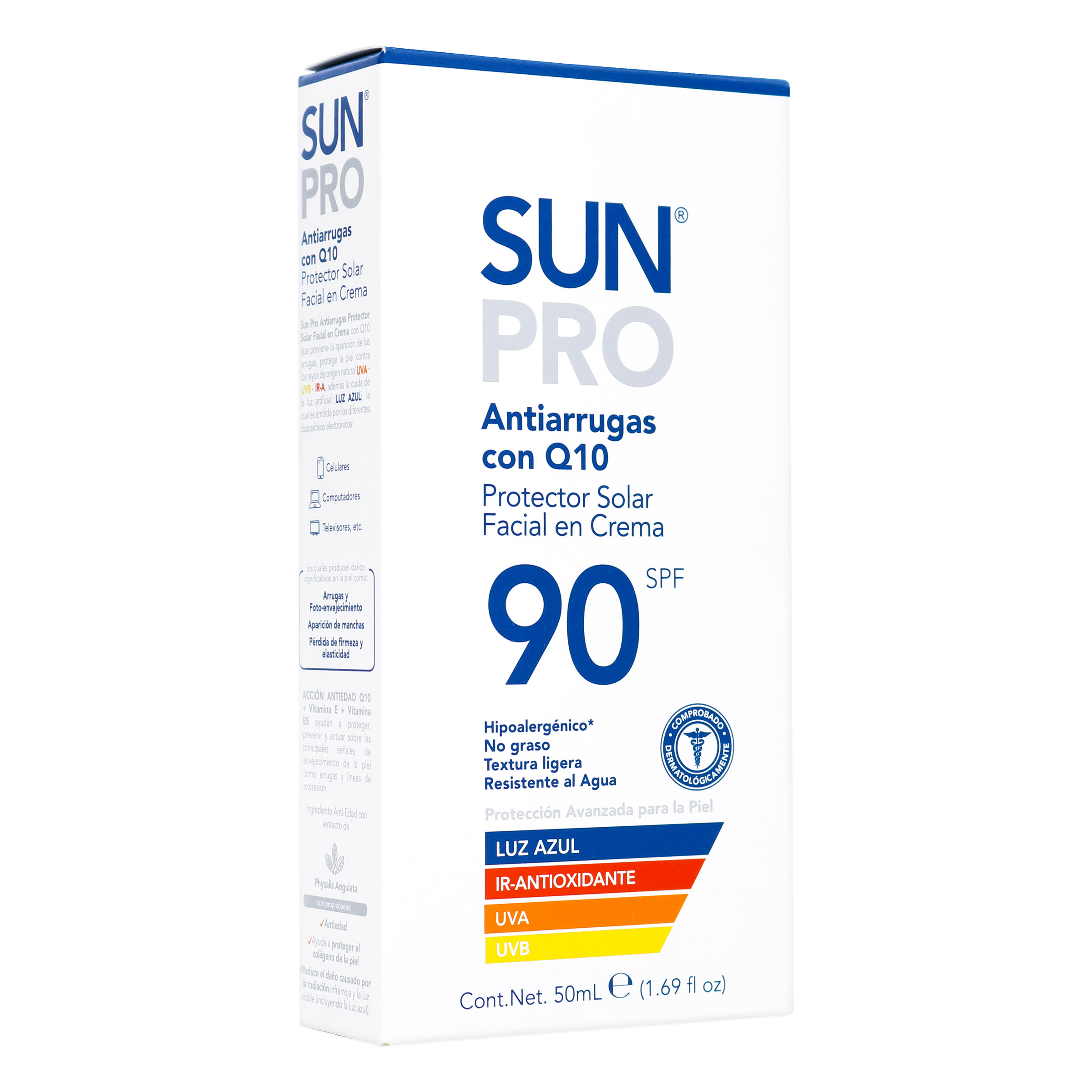 Bloqueador solar facial SPF 90 - 50 g