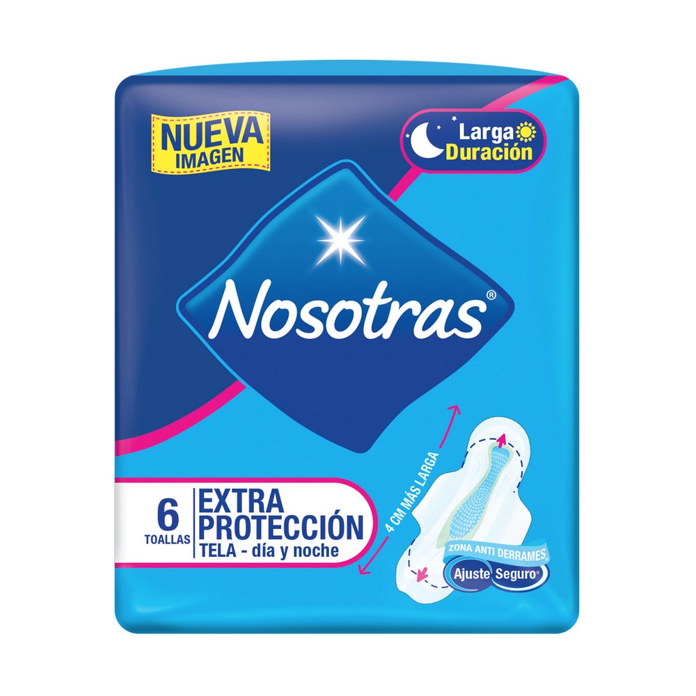 Nosotras Ext Protección Día y Noche – 6 unidades