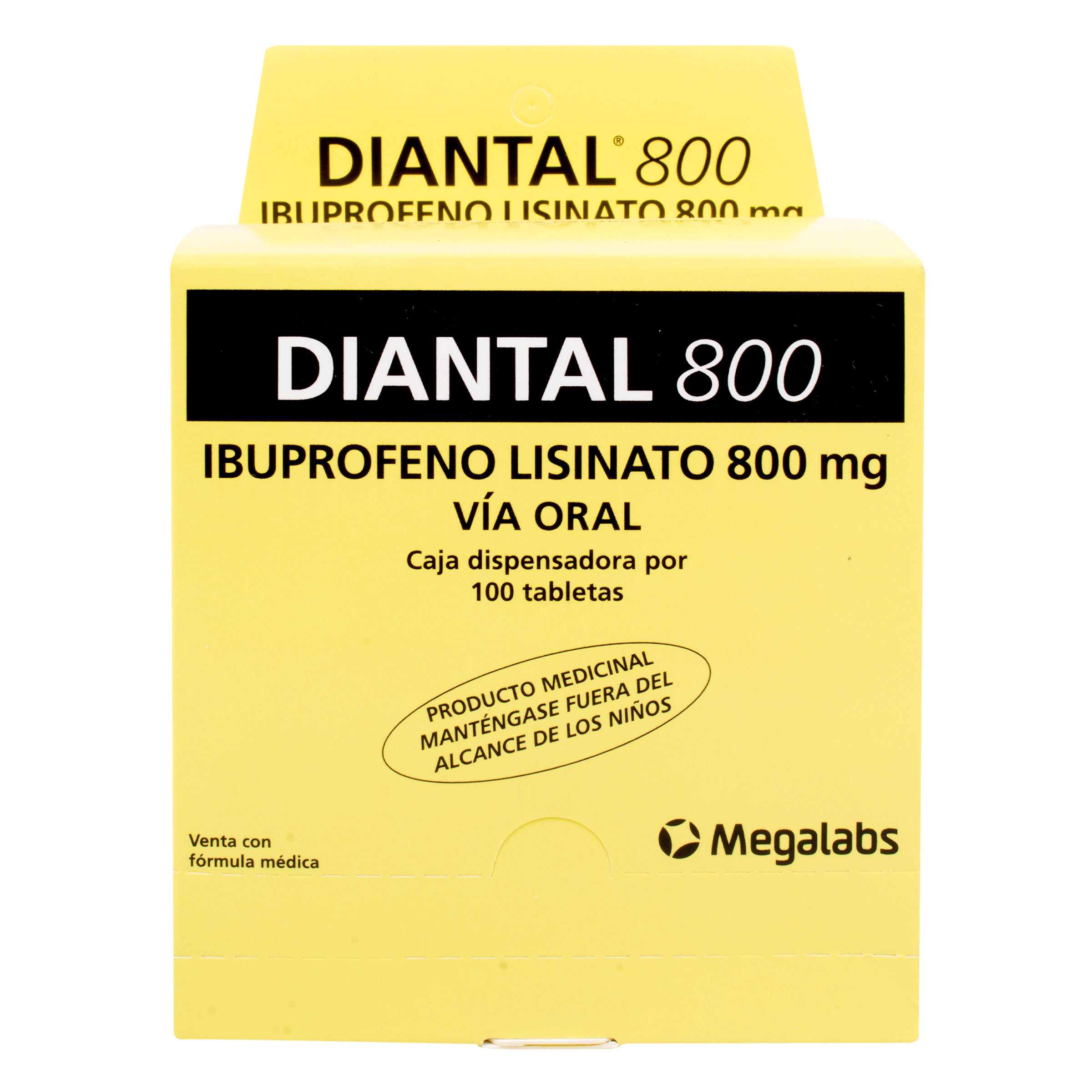 Diantal 800 mg – Ibuprofeno 100 tabletas