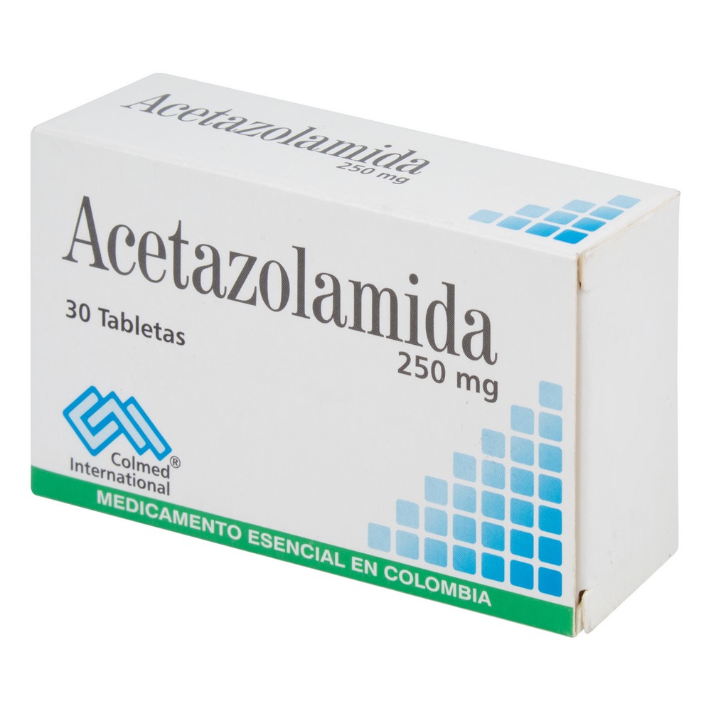 Acetazolamida 250 mg - 30 tabletas PROCAPS