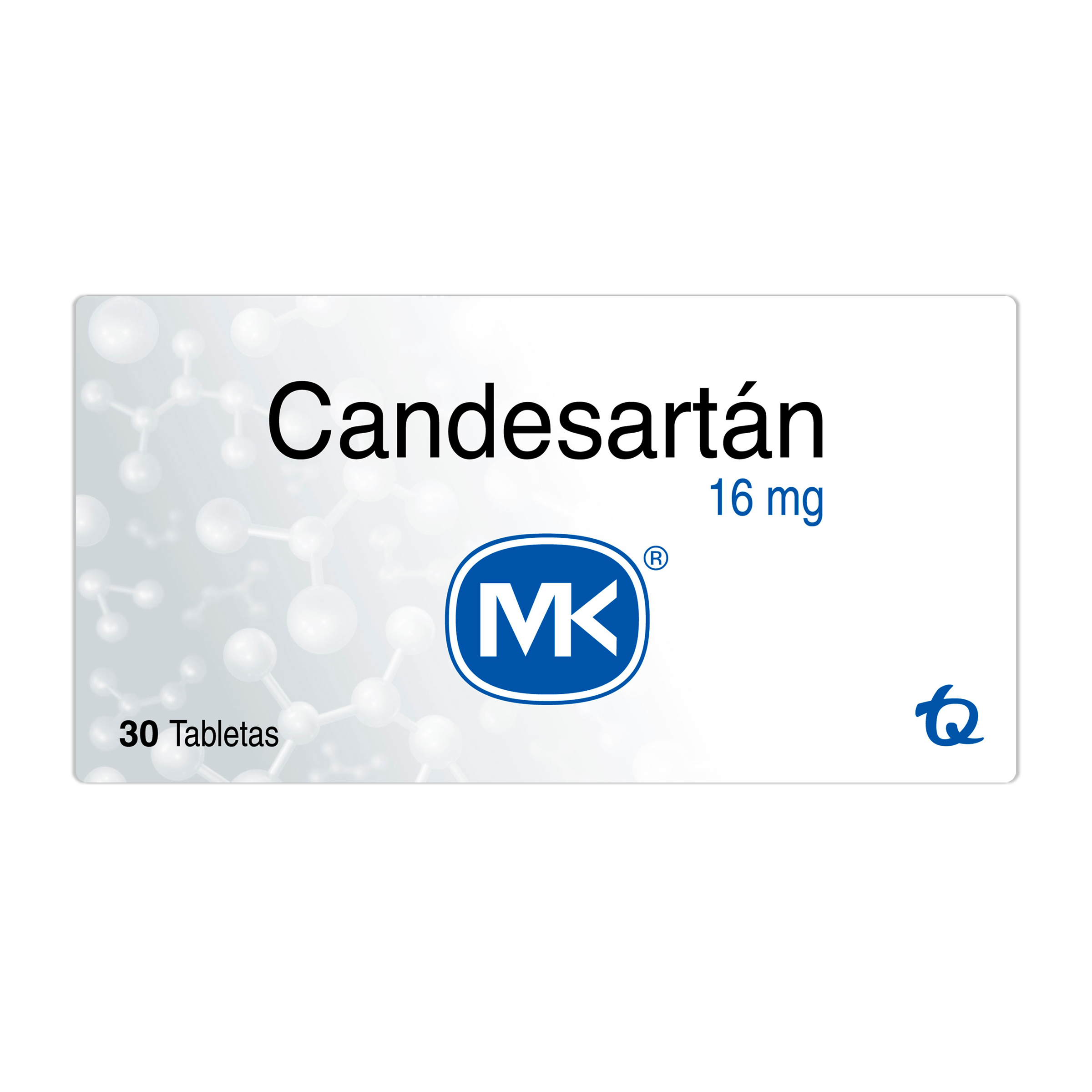 Candesartán 16 mg – 30 tabletas