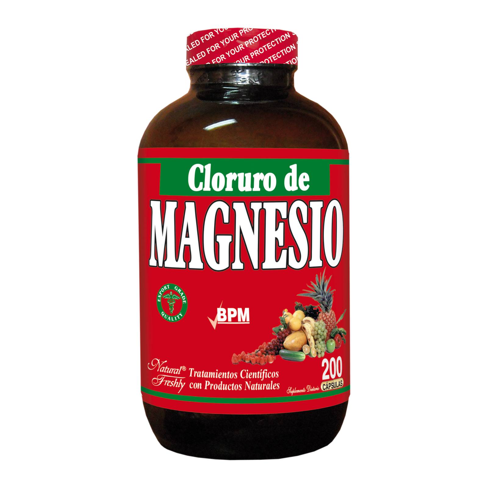 Cloruro de Magnesio 200 cápsulas