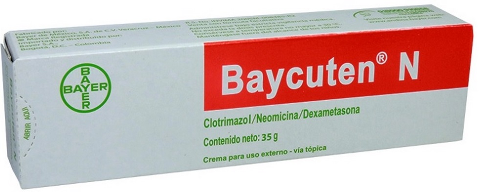 Baycuten N Crema 35 g – clotrimazol, dexametasona