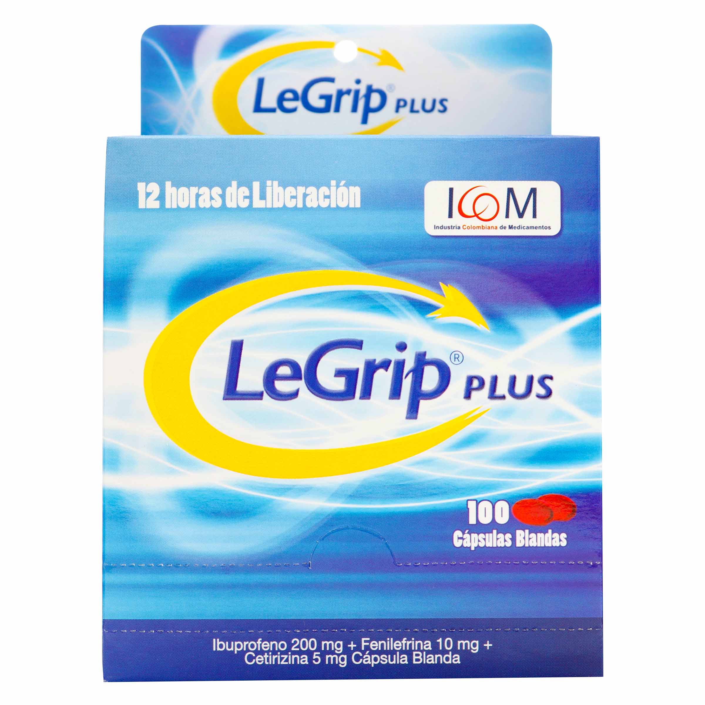 LEGRIP PLUS 100 CAPS IBUPROFEN-FENILEFRINA-CETIRIZINA