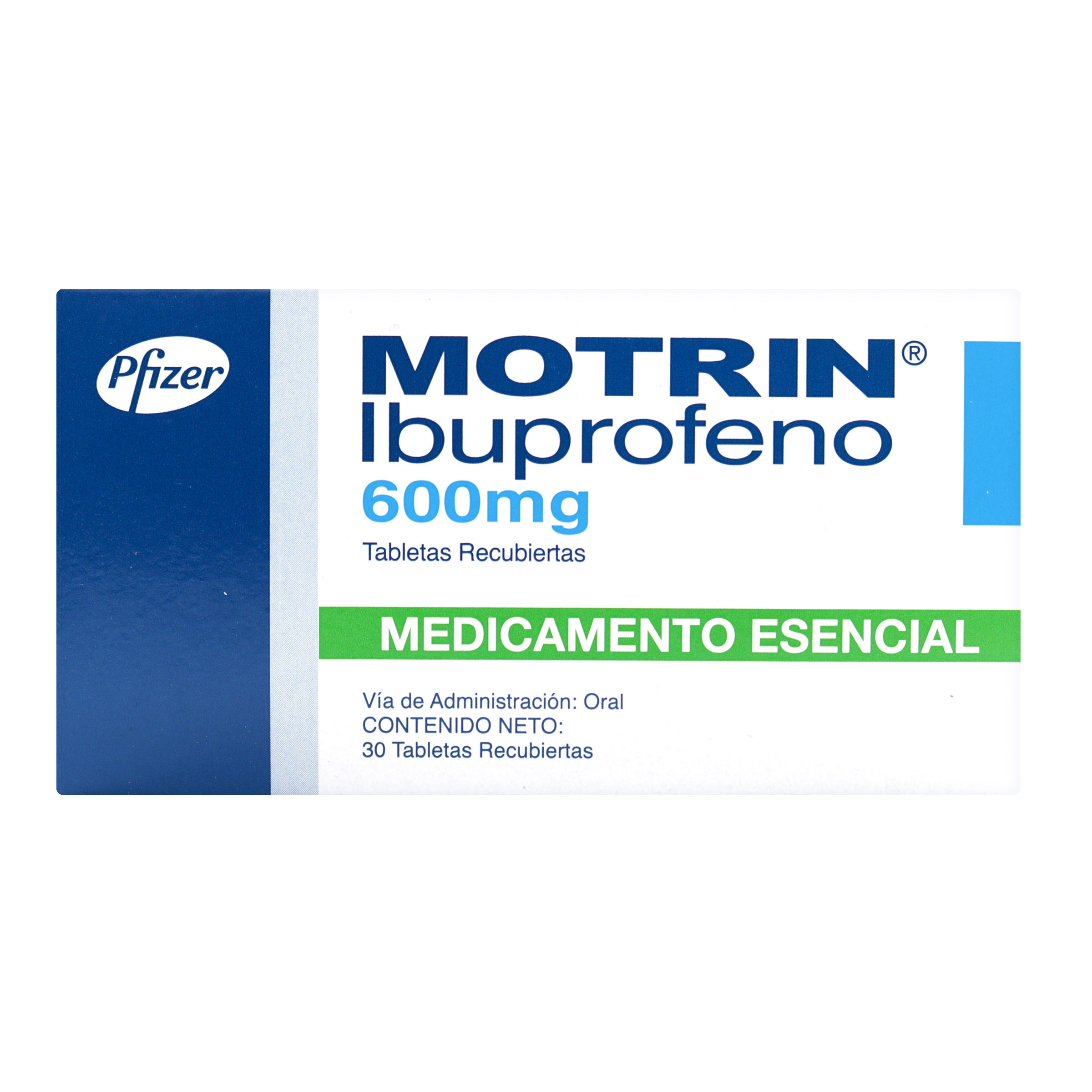 Motrin 600 mg – Ibuprofeno, 30 grageas