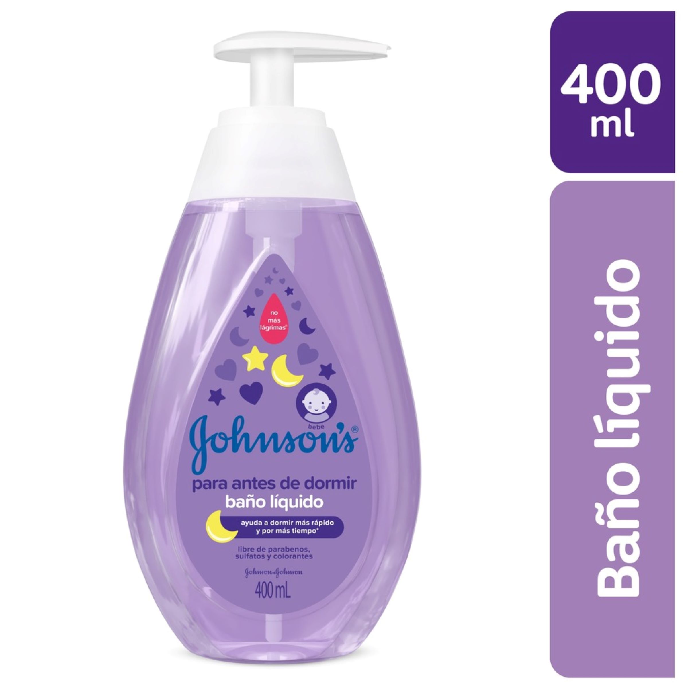 Johnson's Baño líquido para bebé Antes Dormir 400 ml