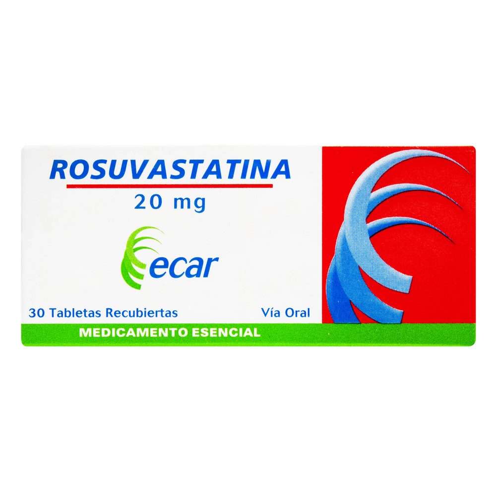Rosuvastatina 20 mg – 30 tabletas ECAR