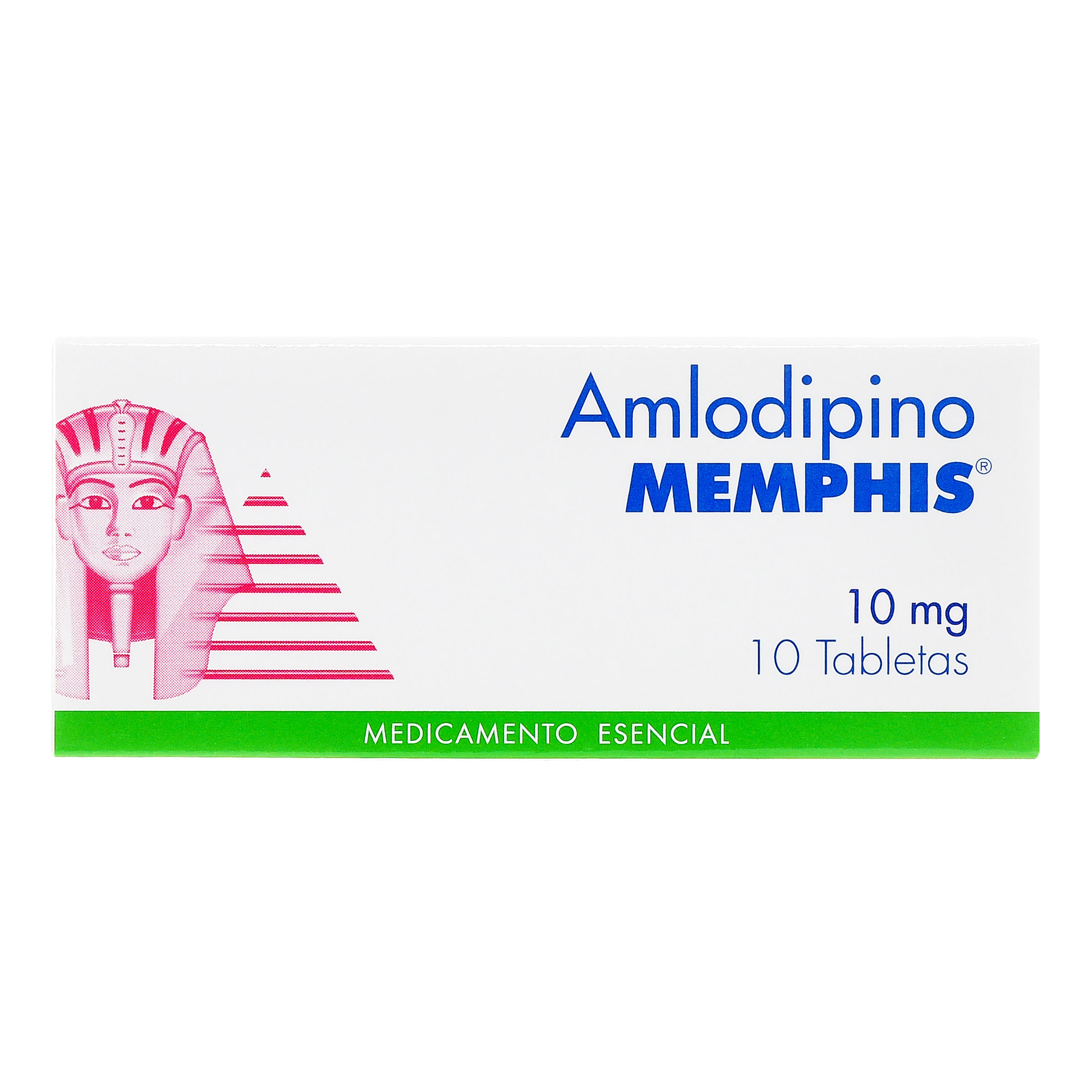 Amlodipino 10 mg – 10 tabletas