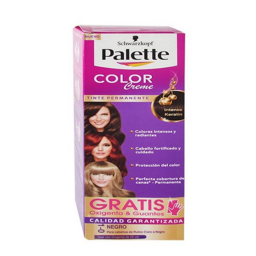 Palette Color Creme Tubo 1-0 negro – tinte oxígeno