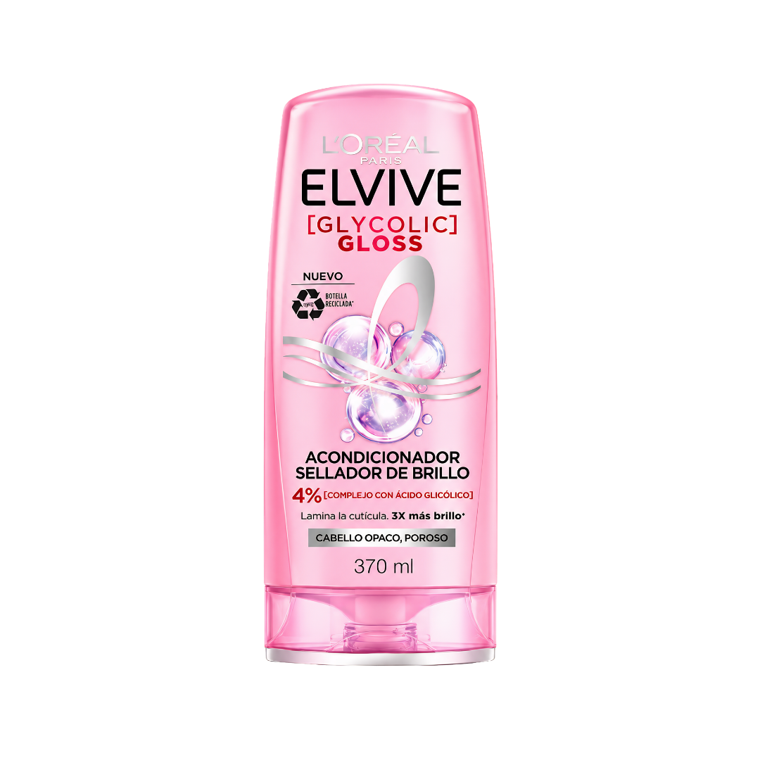 Elvive Glycolic Gloss Acondicionador 370 ml