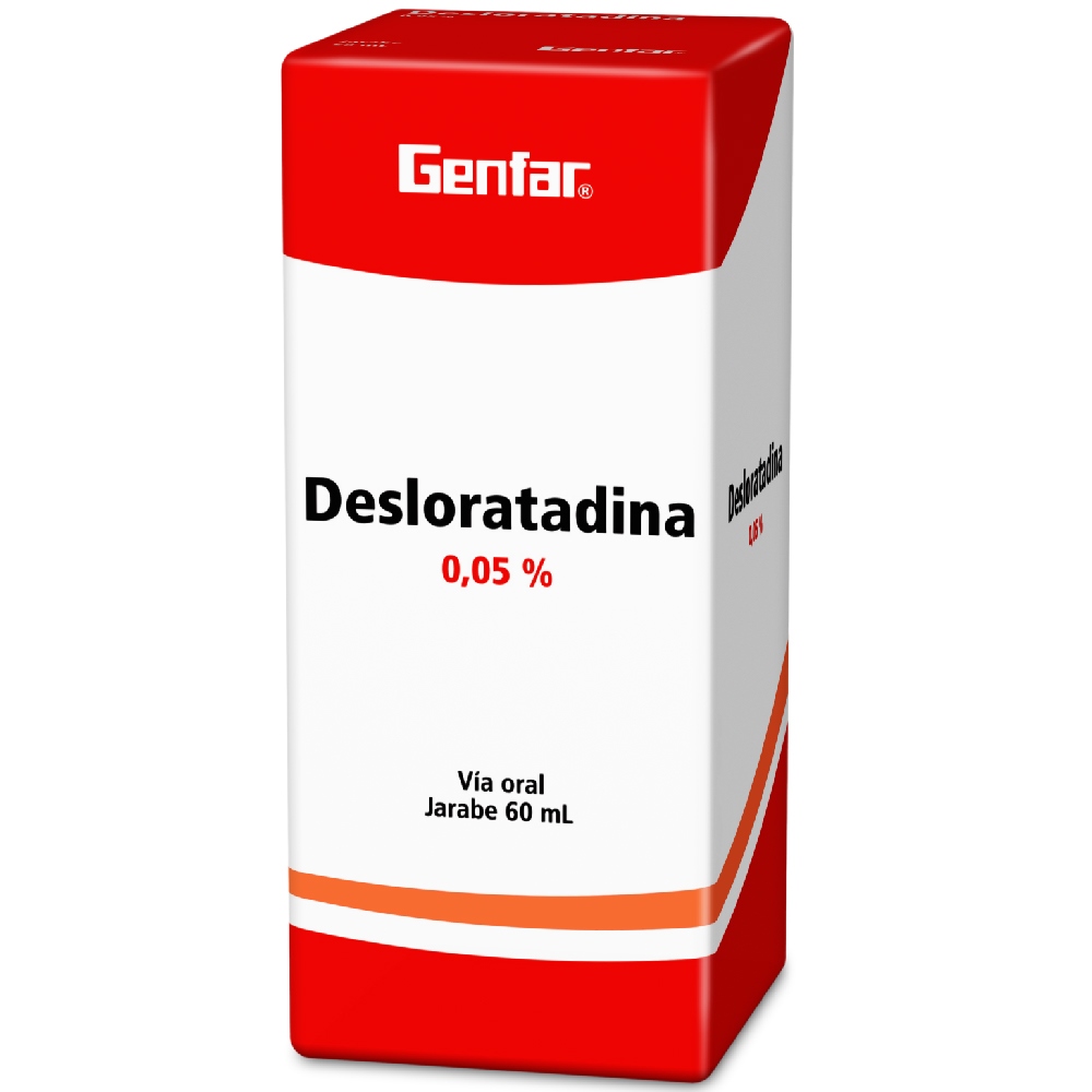 Desloratadina jarabe 60 ml 0.05 mg/mL – Genfar