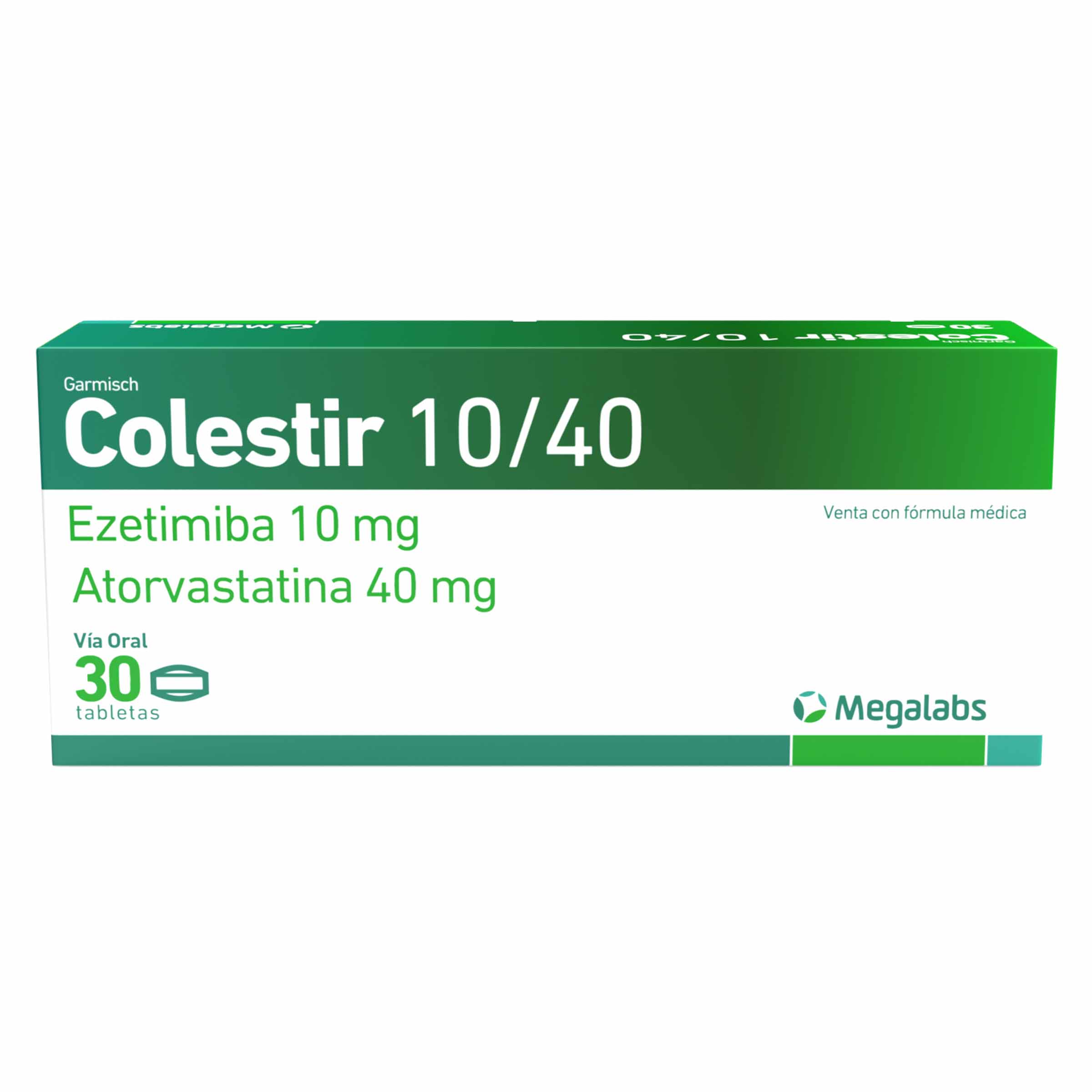 COLESTIR 10/40 MG - 30 TABLETAS