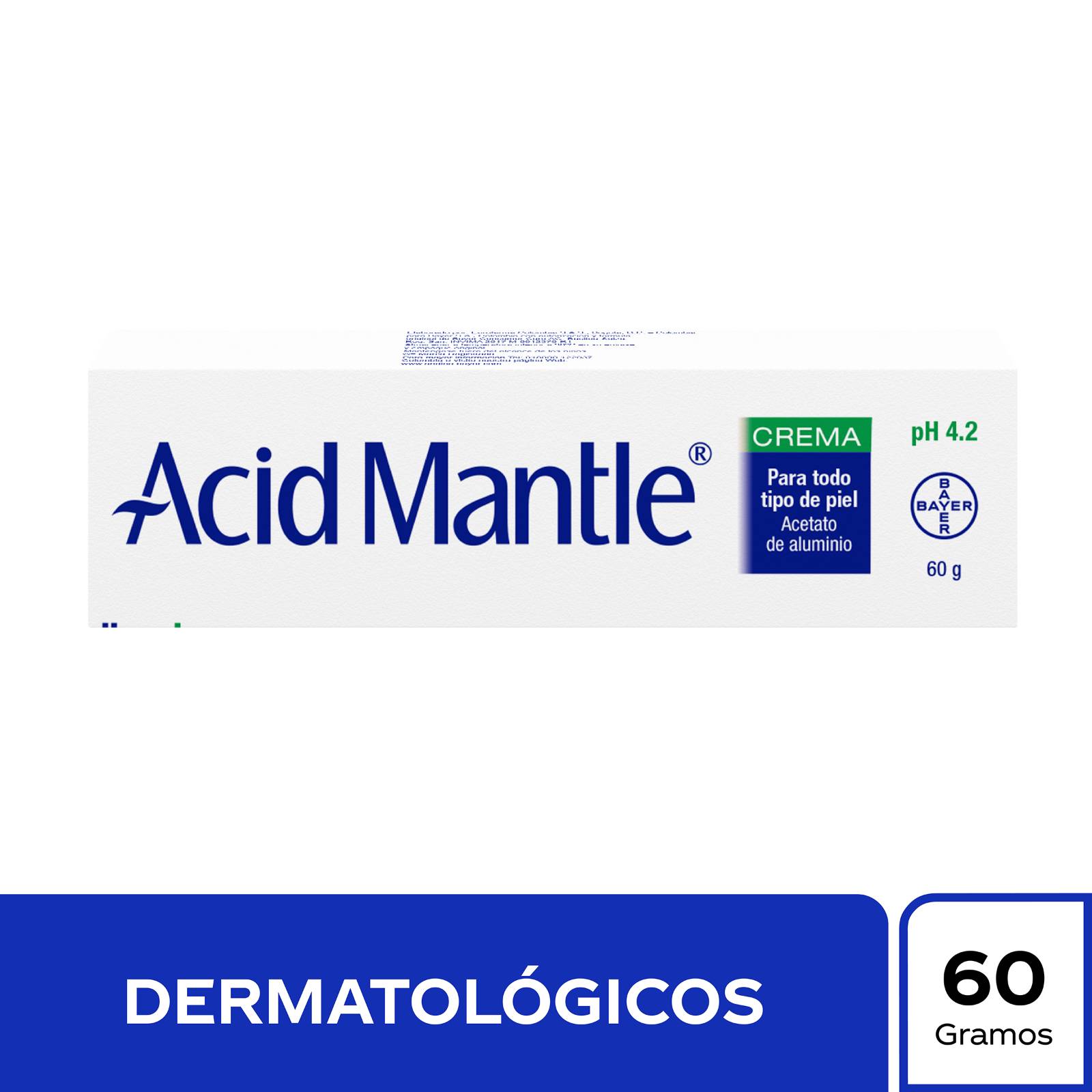 Acid Mantle crema 60 g - acetato de aluminio