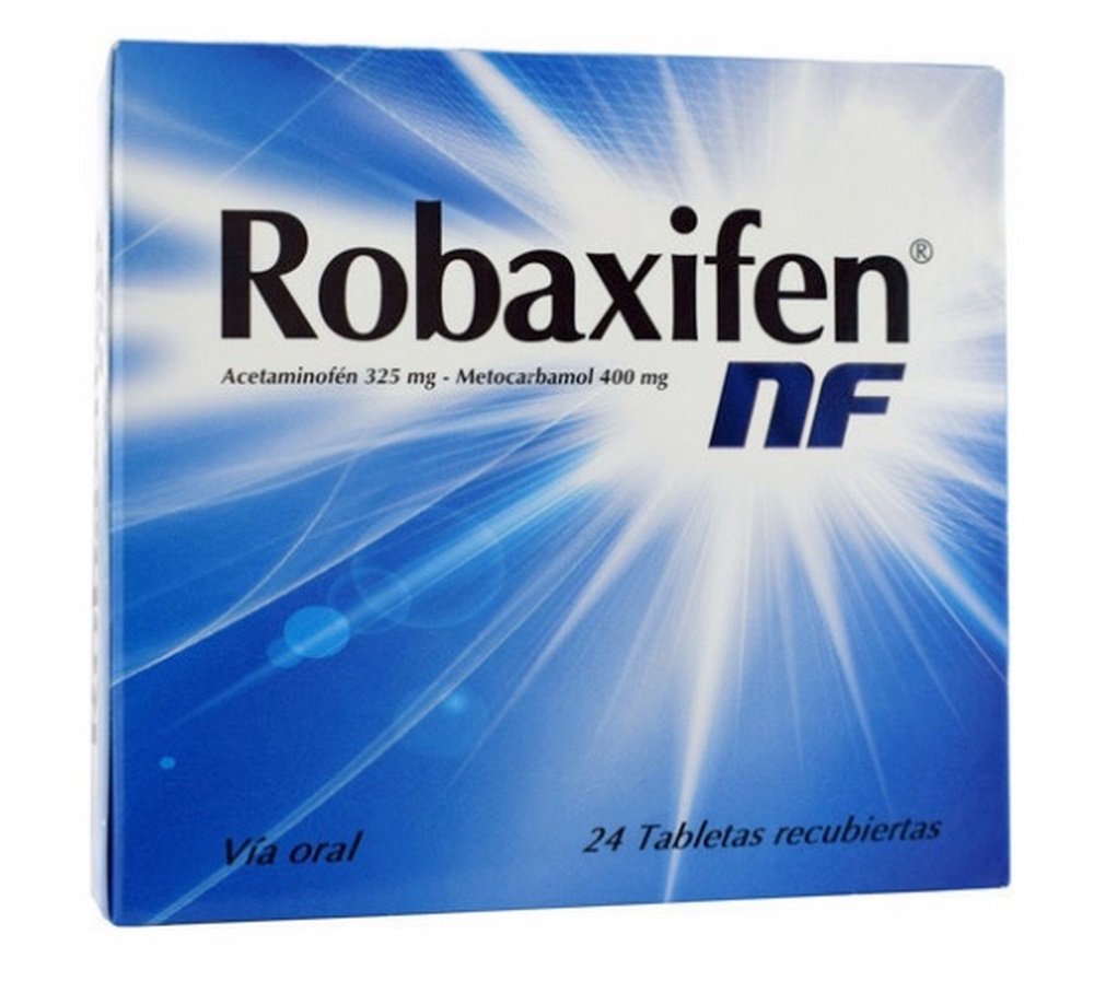 Robaxifen NF 400/325 mg – 24 tabletas