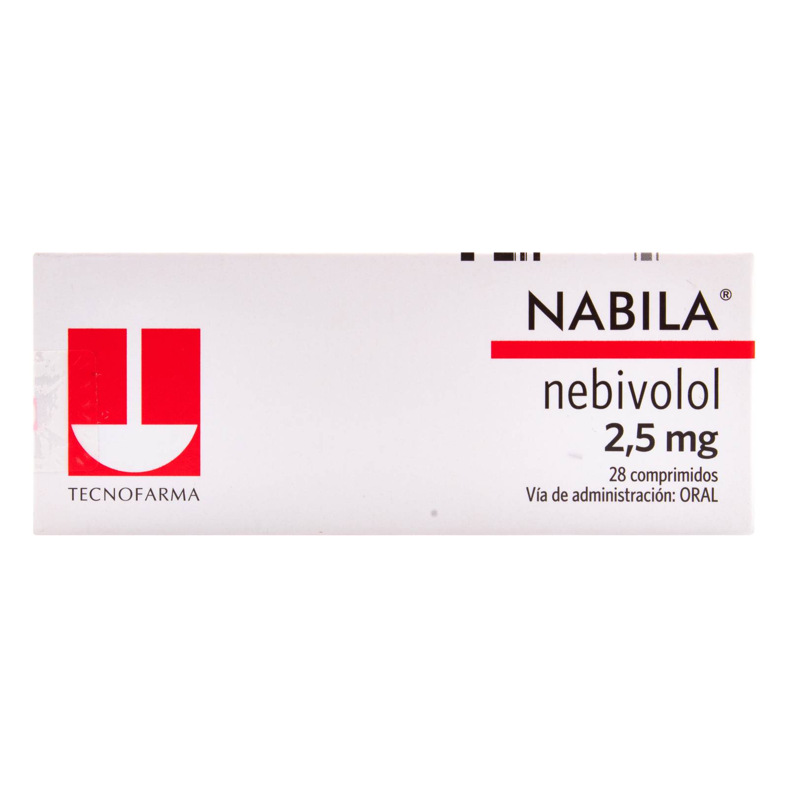 Nebivolol 2.5 mg - 28 comprimidos | Nabila